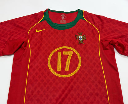 2004/05 Portugal #17 C.RONALDO Home Jersey (S)