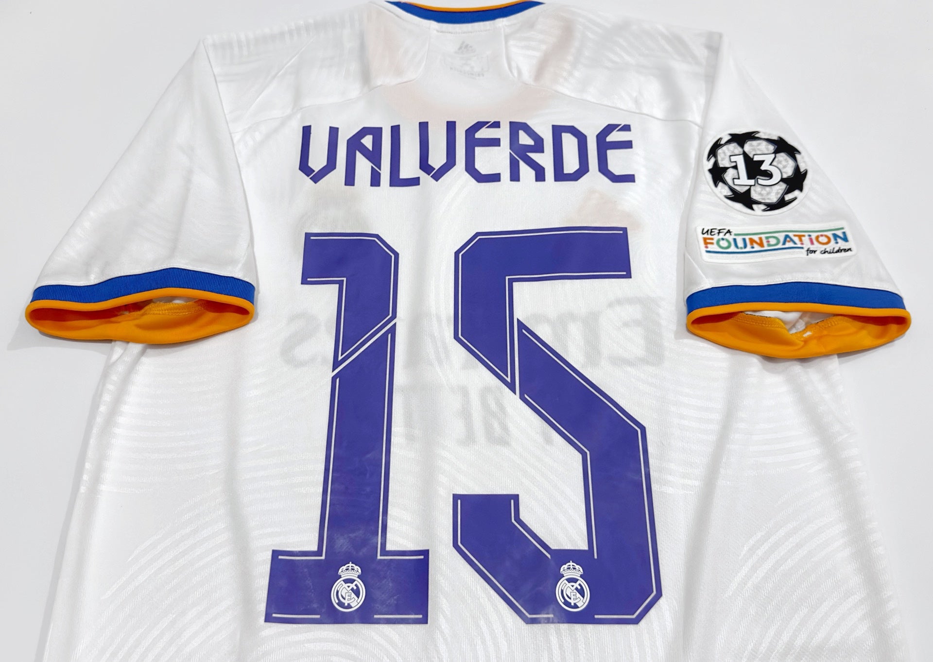 2021/22 Real Madrid #15 VALVERDE Home Jersey (S) – Double Kick