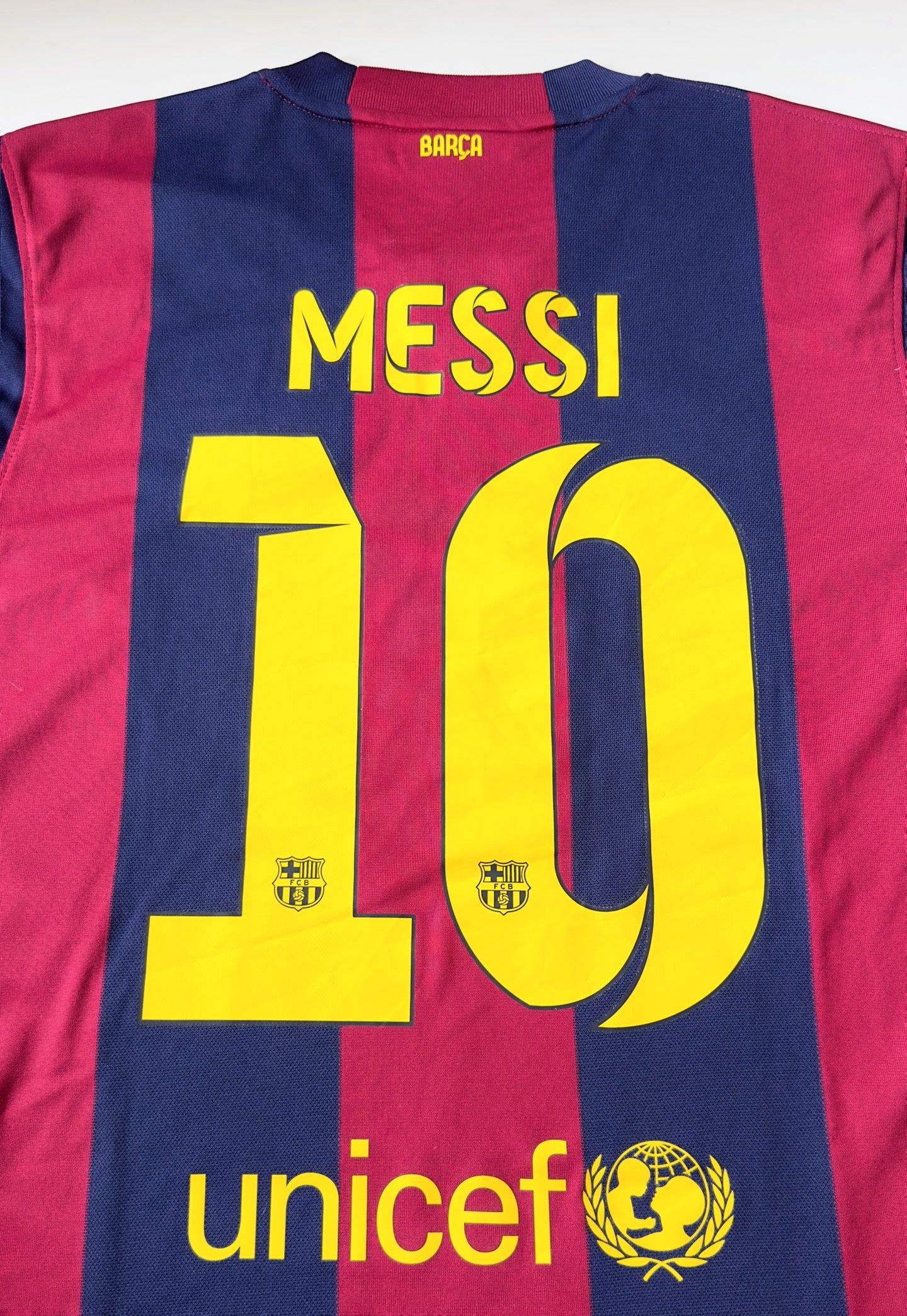 2014/15 Barcelona #10 MESSI Home Jersey (S)