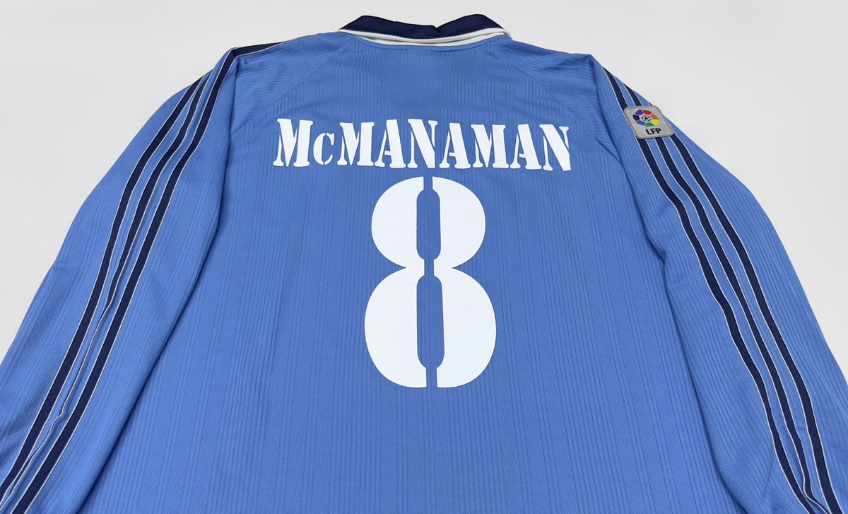 1999/00 Real Madrid #8 McMANAMAN Third Jersey (XL) L/S