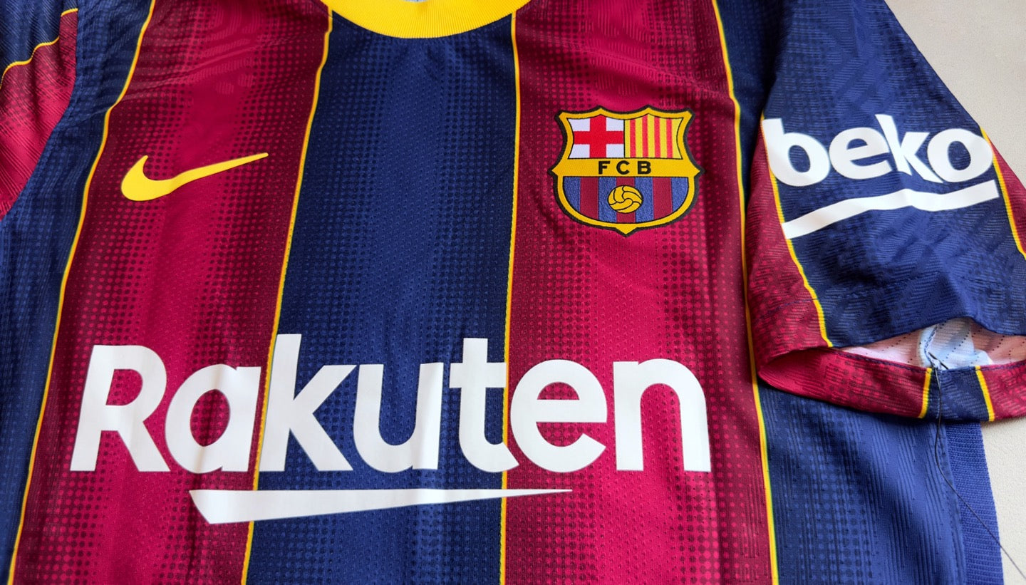 2020/21 Barcelona #10 MESSI Home Jersey (S) – Double Kick Football