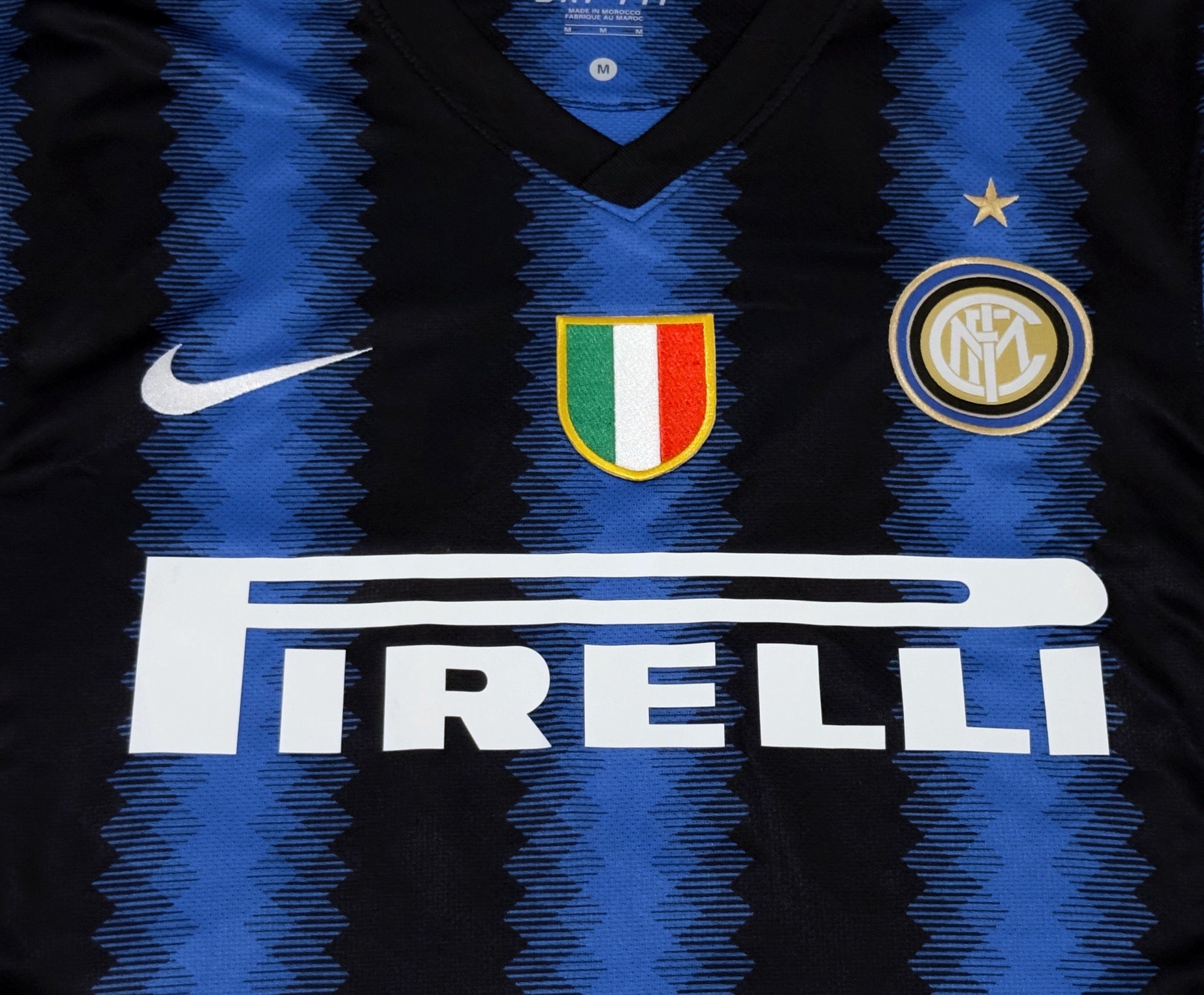 2010/11 Inter Milan #55 NAGATOMO Home Jersey (M)
