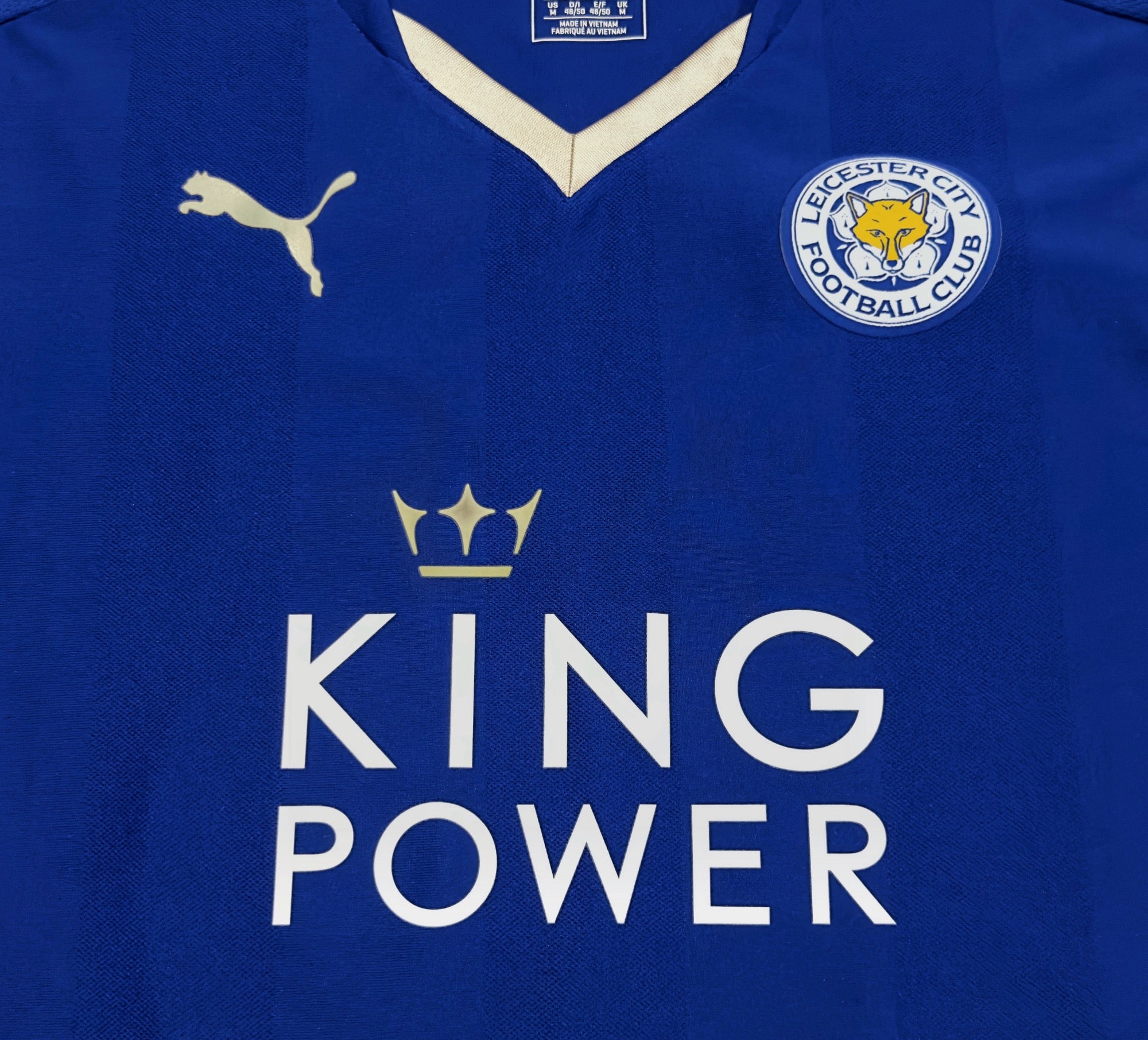 2015/16 Leicester City #26 MAHREZ Home Jersey (M)