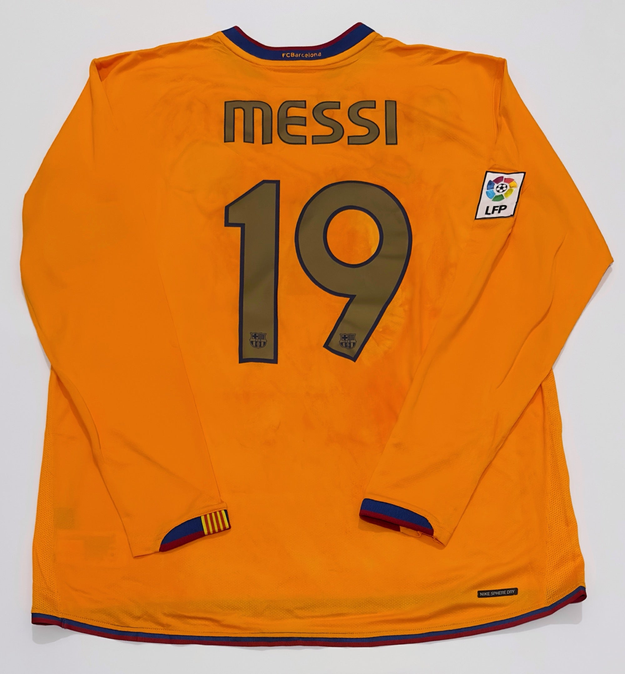 2006/07 Barcelona #19 MESSI Away Jersey (XL)