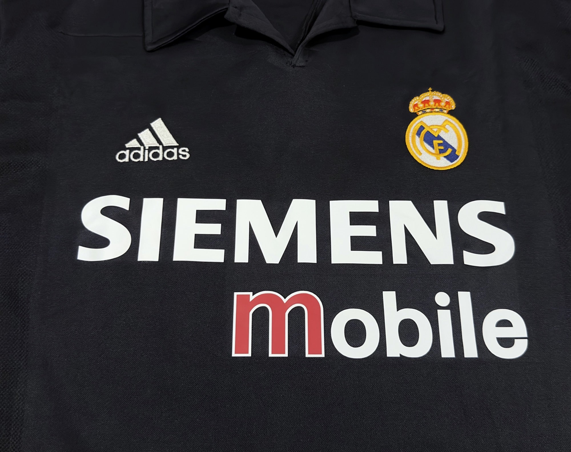 2002/03 Real Madrid #11 RONALDO Away UCL Jersey (M)