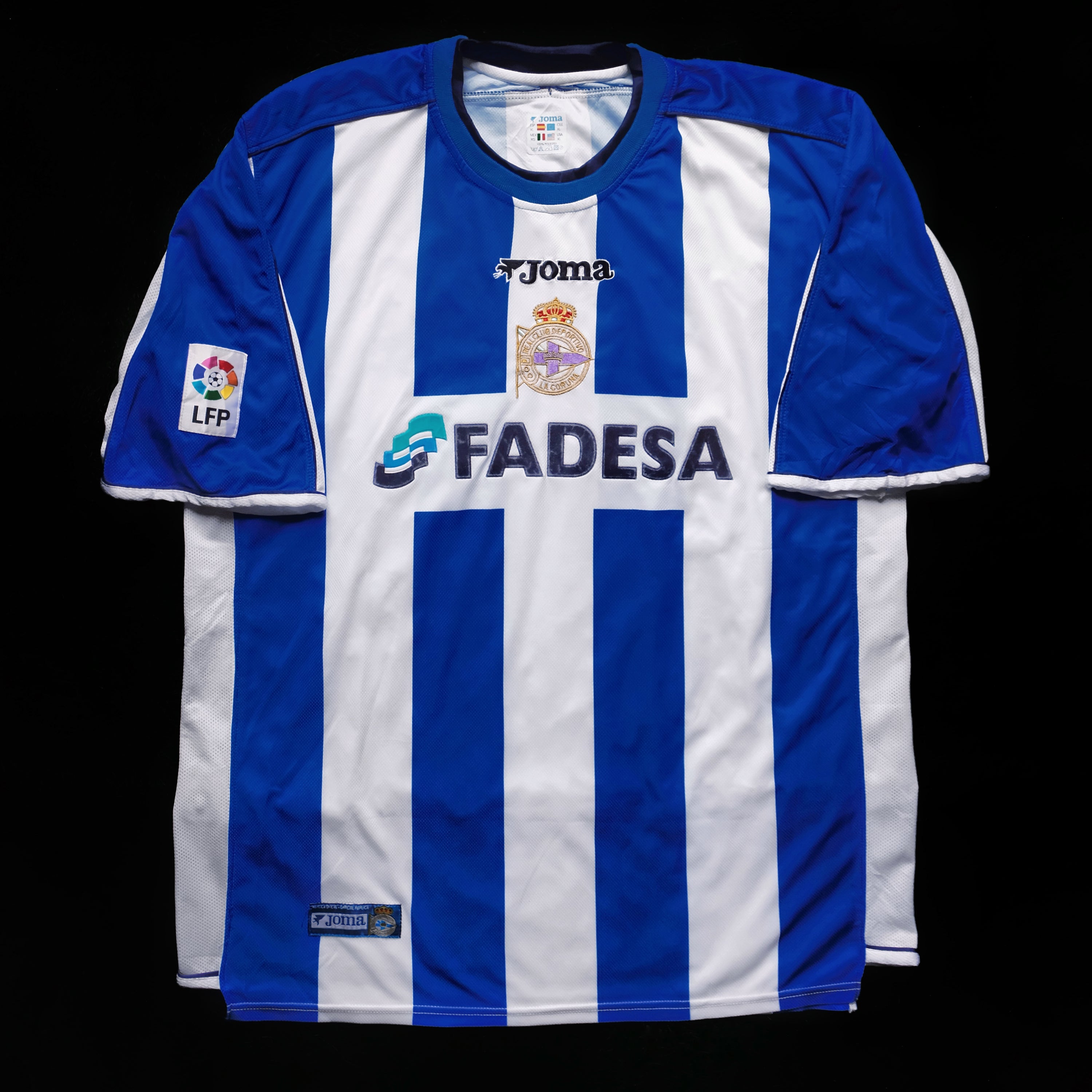 2002/03 Deportivo La Coruña Home Jersey (XL)