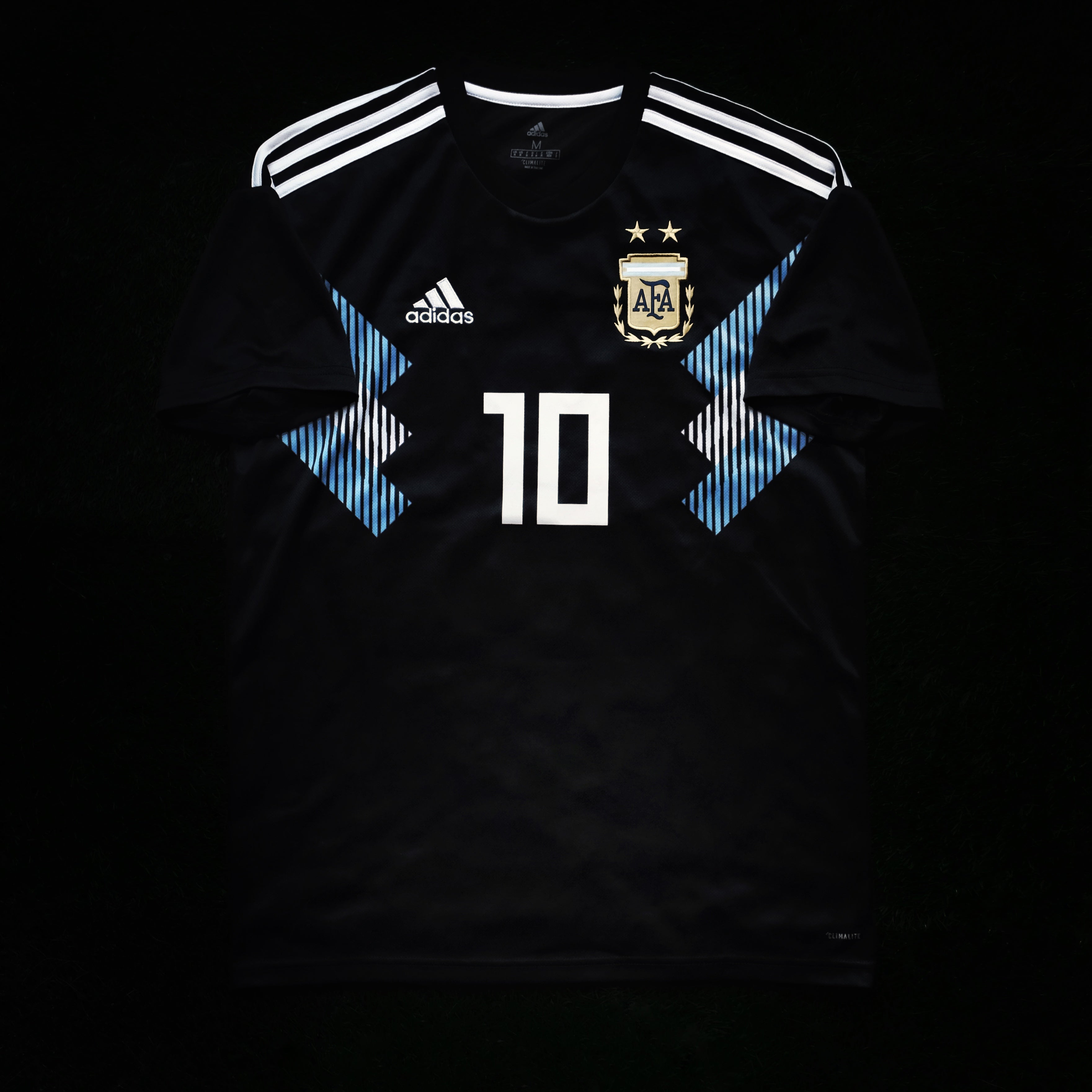 2018/19 Argentina #10 MESSI Away Jersey (M) – Double Kick Football
