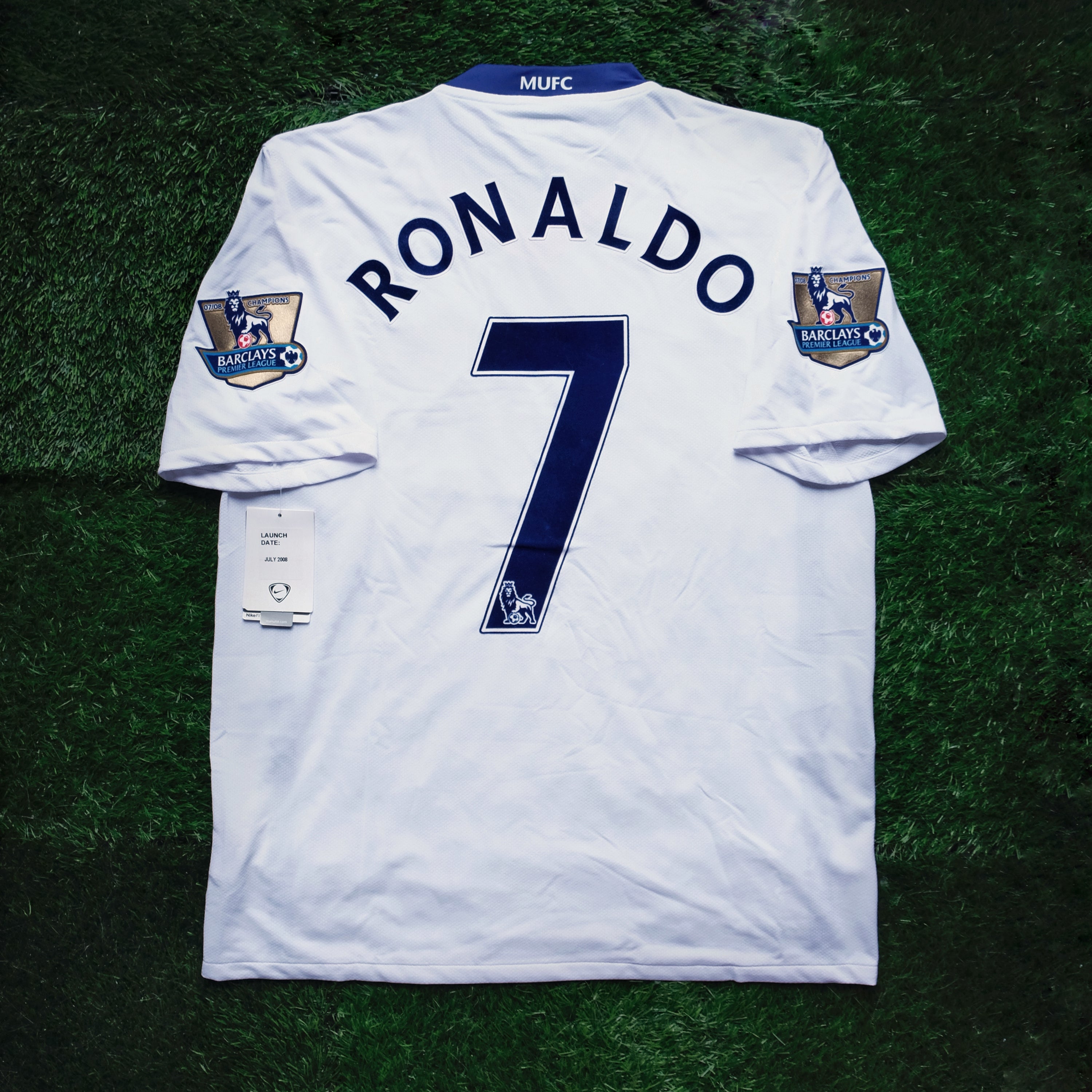 2008/09 Man Utd #7 RONALDO Away Jersey (M)