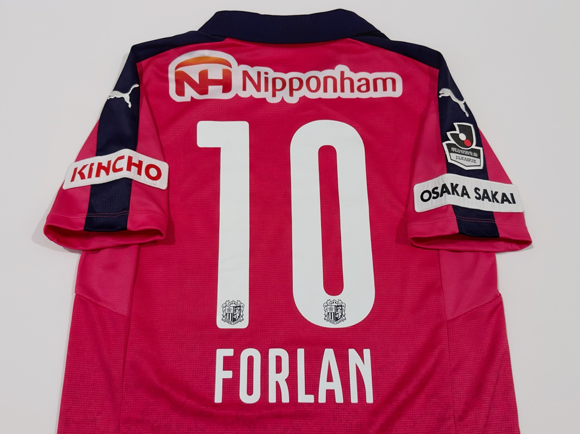 2015 Cerezo Osaka #10 FORLAN Home Jersey (S)