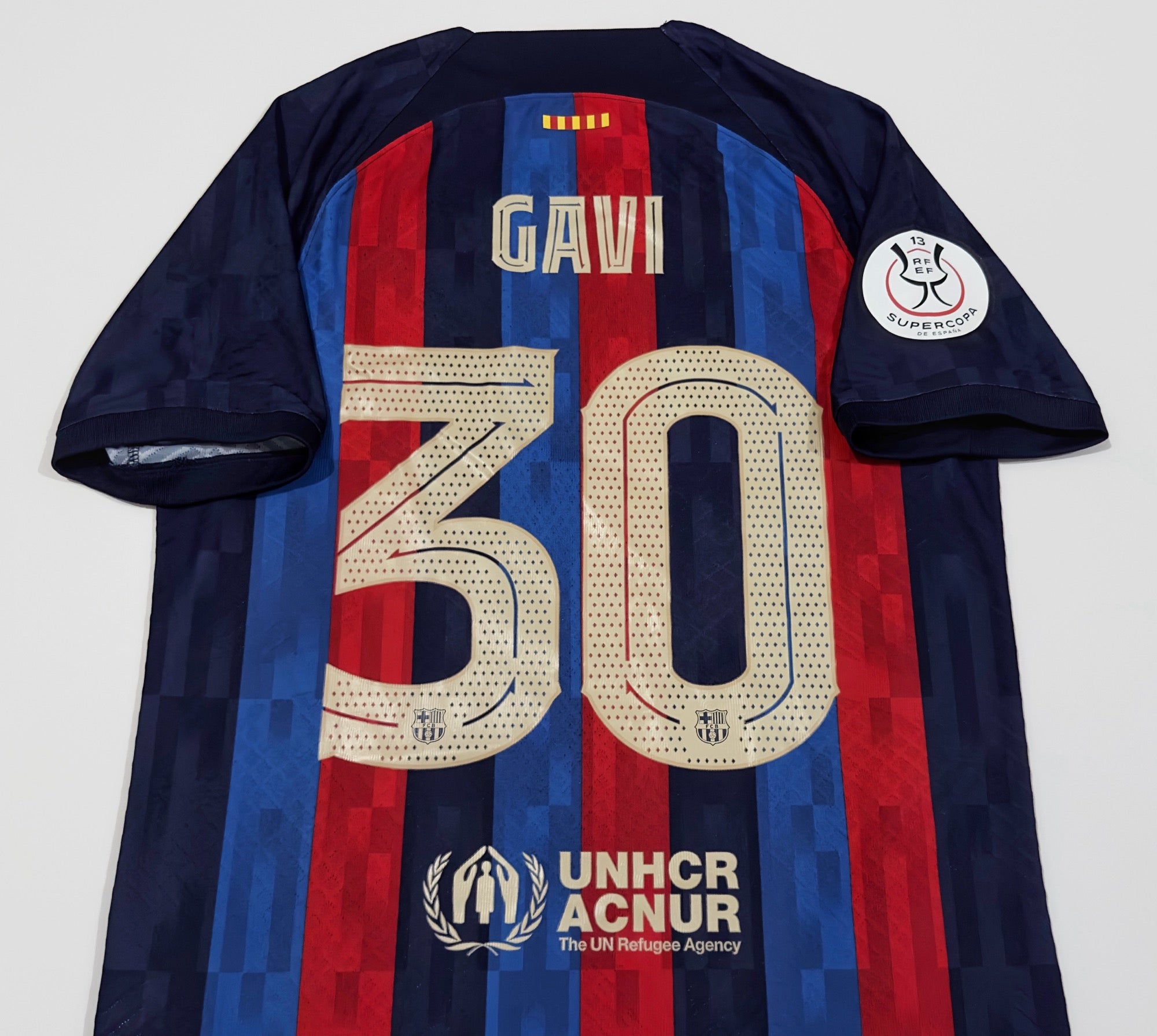 2022/23 Barcelona #30 GAVI Home Jersey (M)