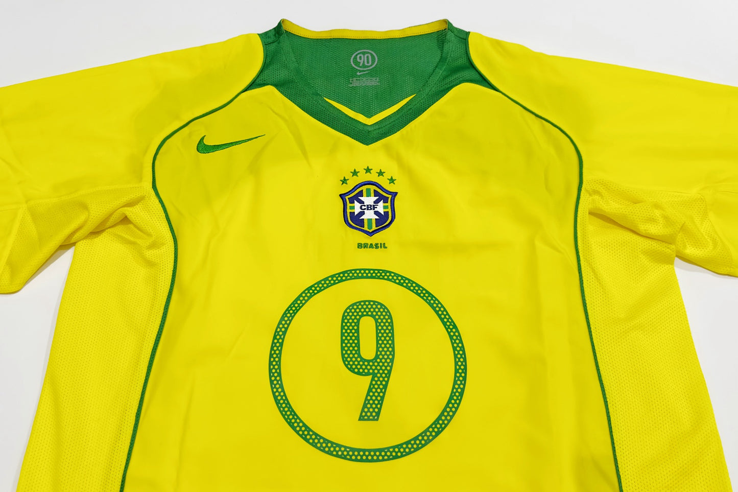 2004/05 Brazil #9 RONALDO Home Jersey (M)