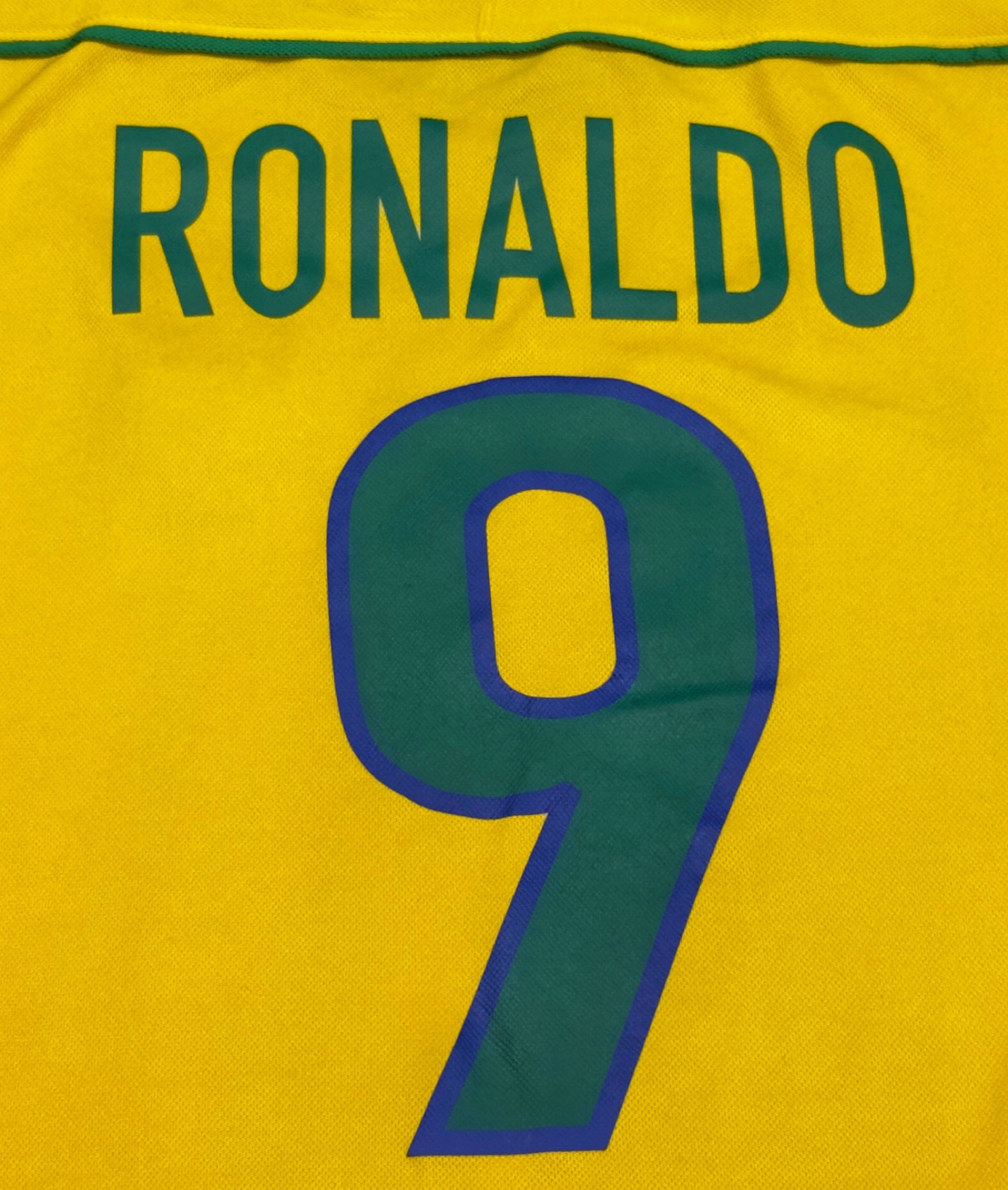 1998/00 Brazil #9 RONALDO Home Jersey (L)