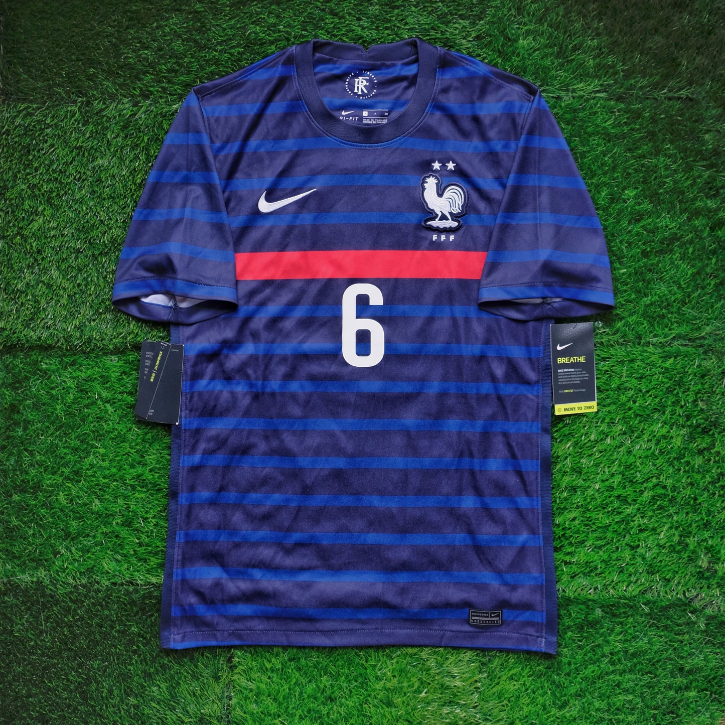 2020/21 France #6 POGBA Home Jersey (S)