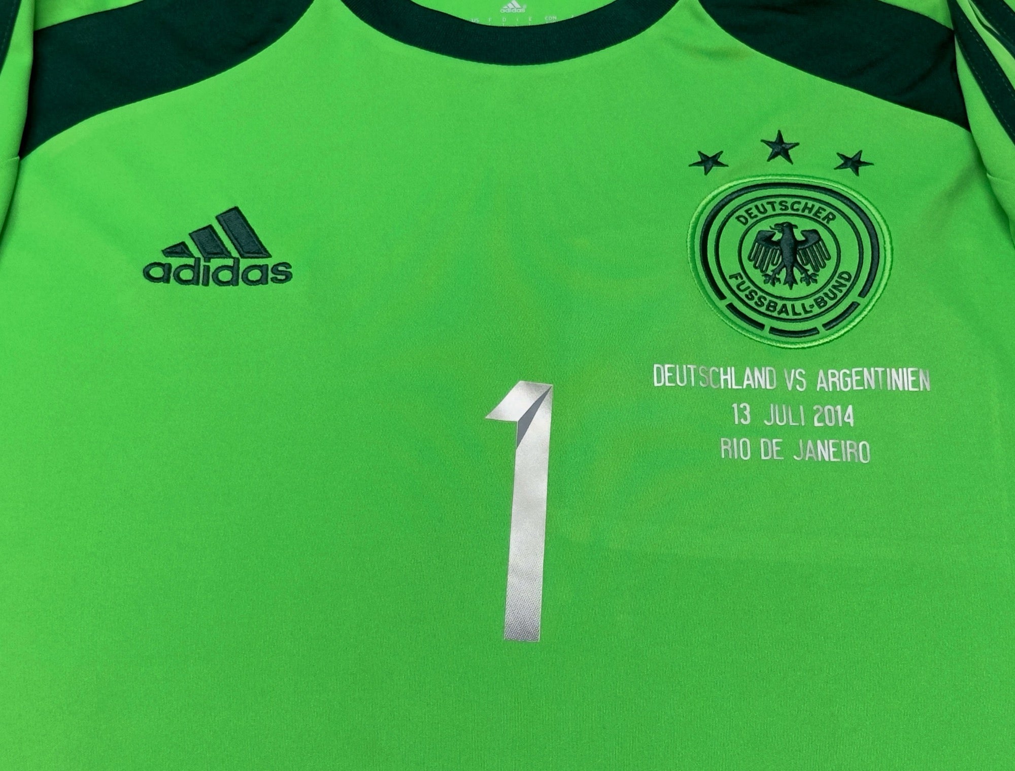 2014 Germany #1 NEUER GK Jersey (L) L/S