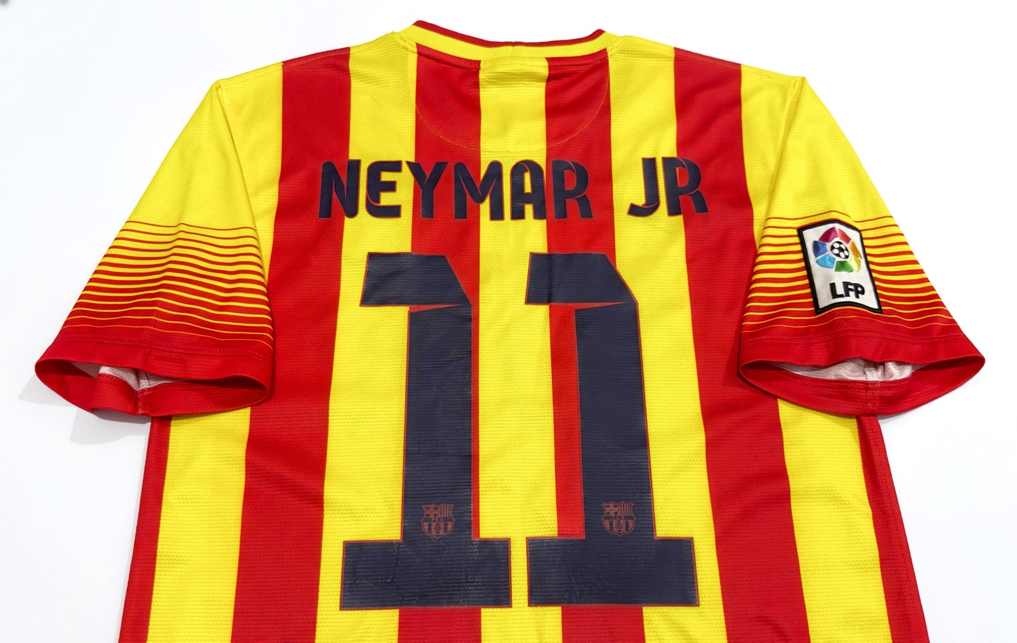 2013/14 Barcelona #11 NEYMAR JR Away Jersey (S) – Double Kick