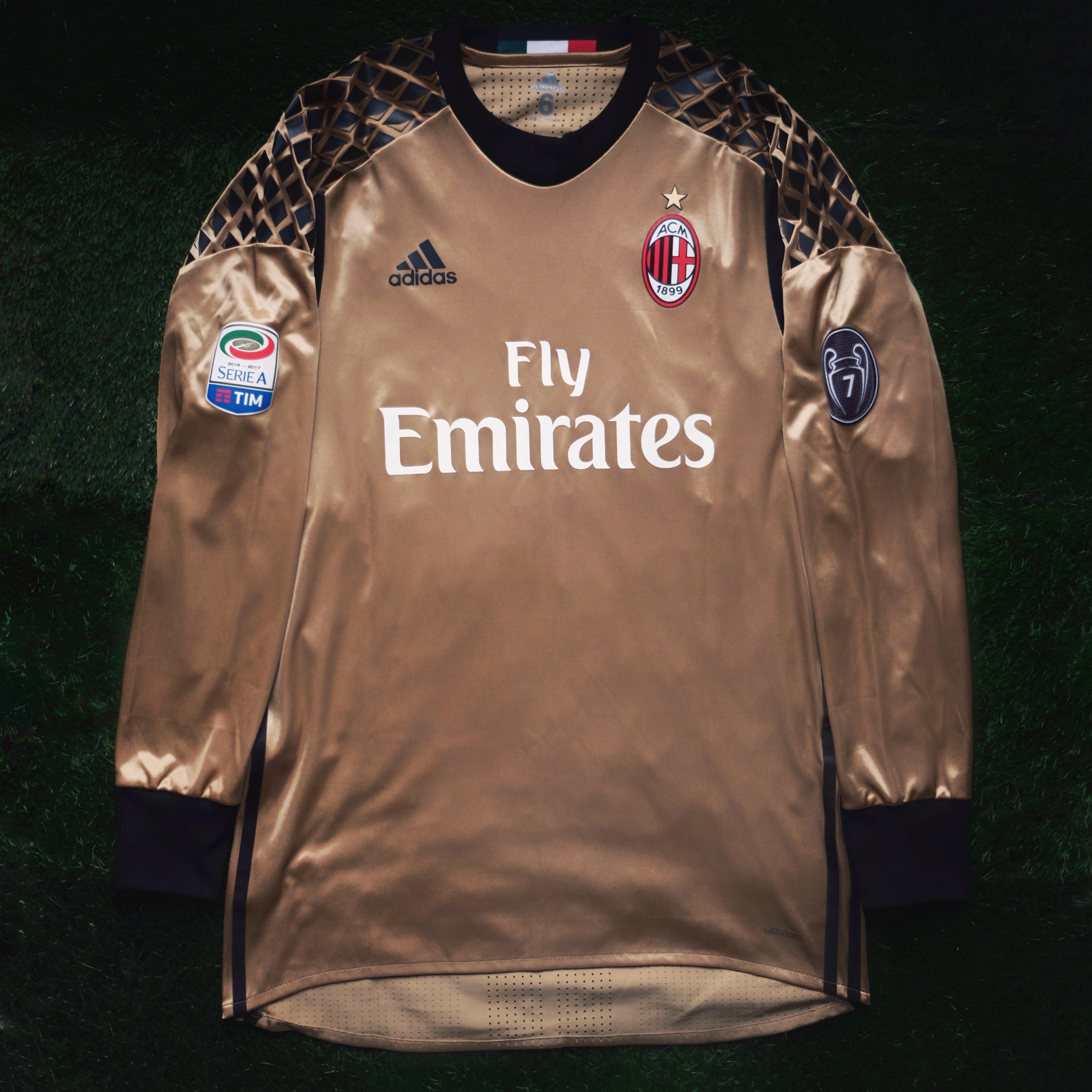 2016/17 AC Milan #99 DONNARUMMA GK Jersey (L) L/S – Double Kick