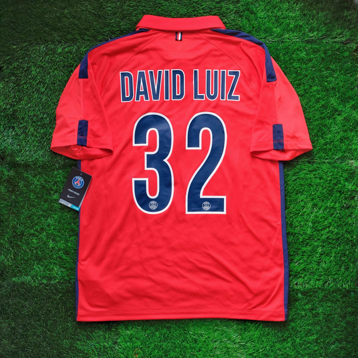 2014/15 PSG #32 DAVID LUIZ Third Jersey (M)