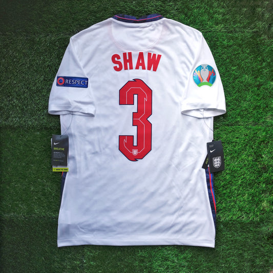 2020/21 England #3 SHAW Home Jersey (M)