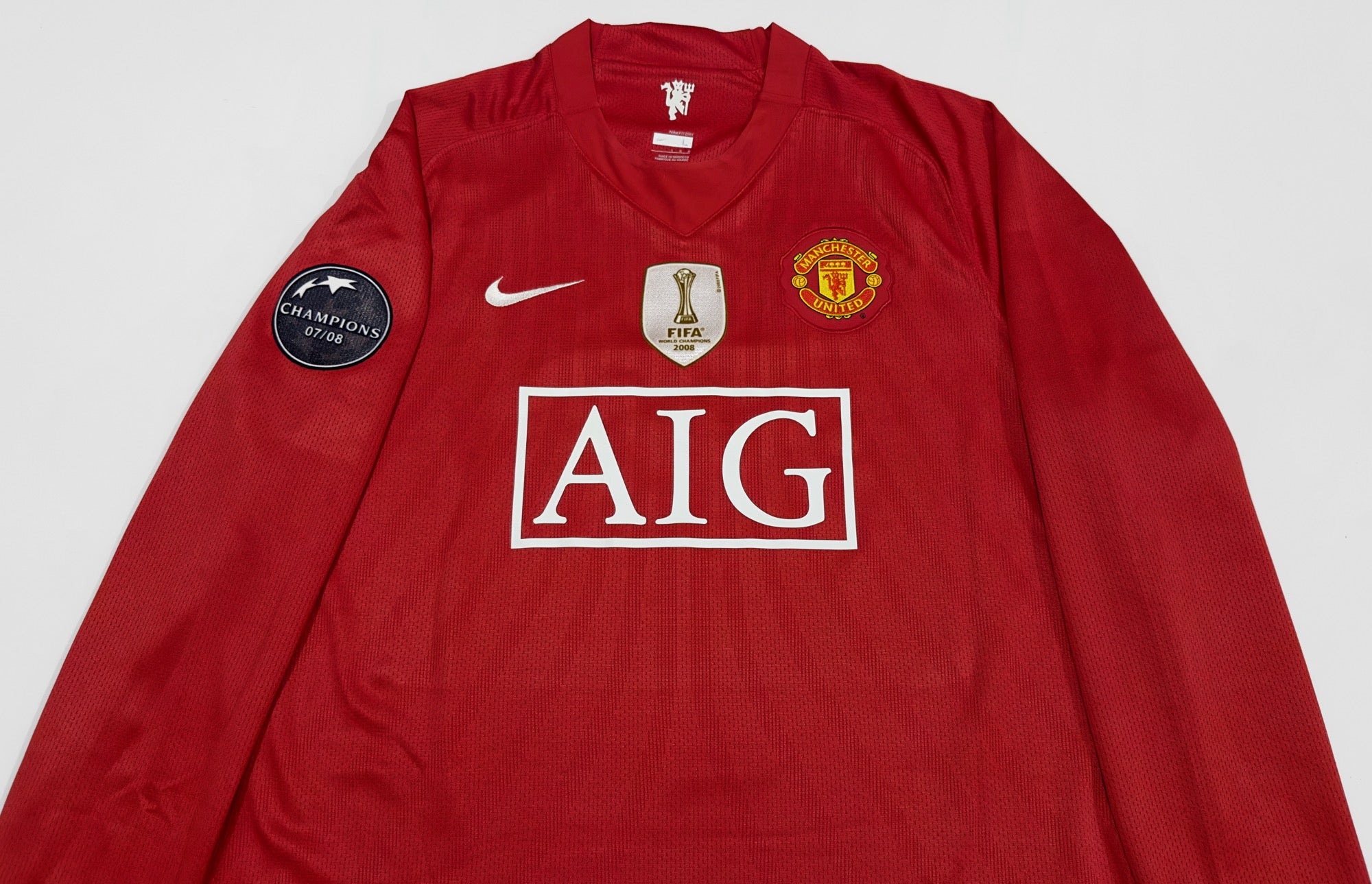 2008/09 Man Utd #7 RONALDO Home Jersey (L) L/S