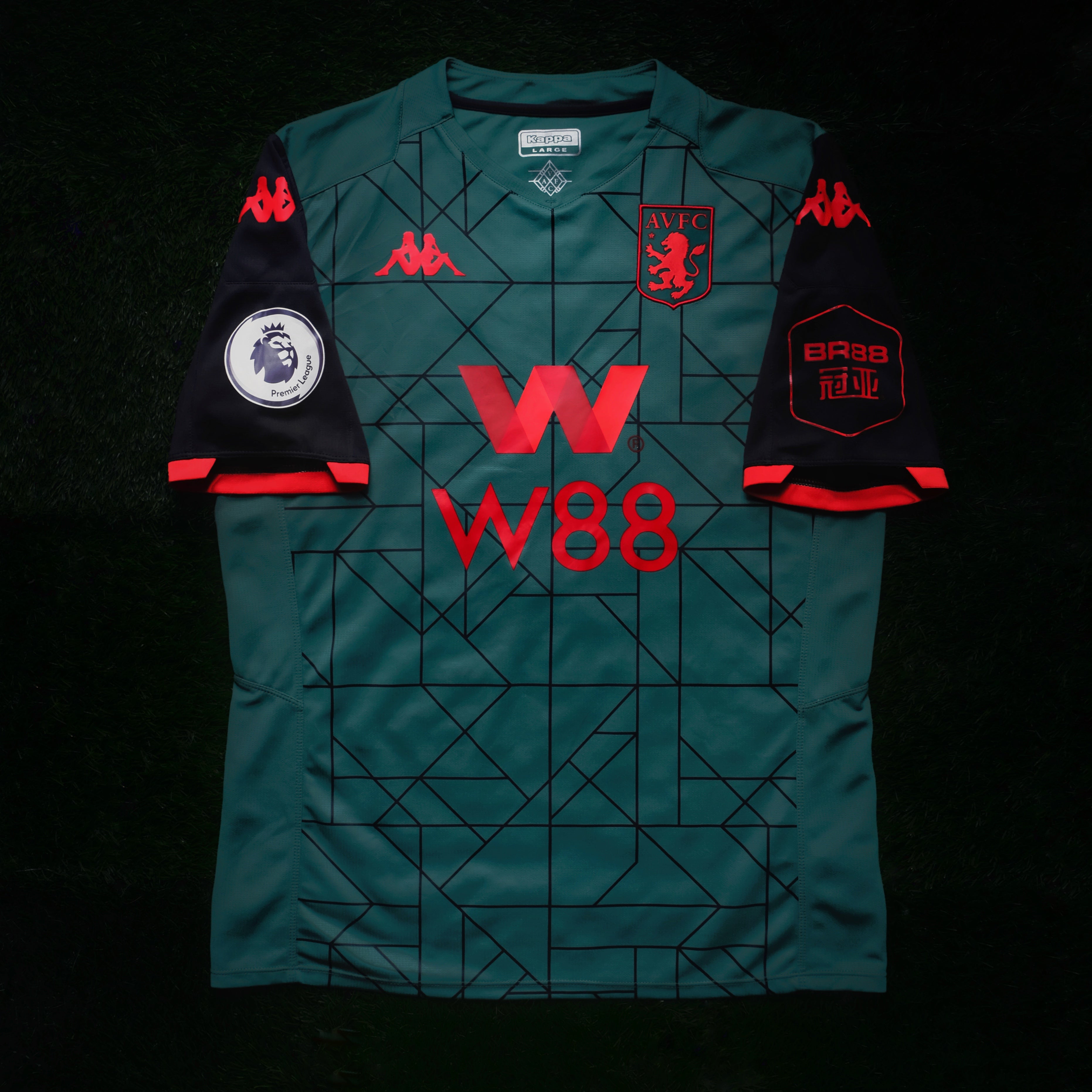 2019/20 Aston Villa #10 GREALISH Third Jersey (L) – Double