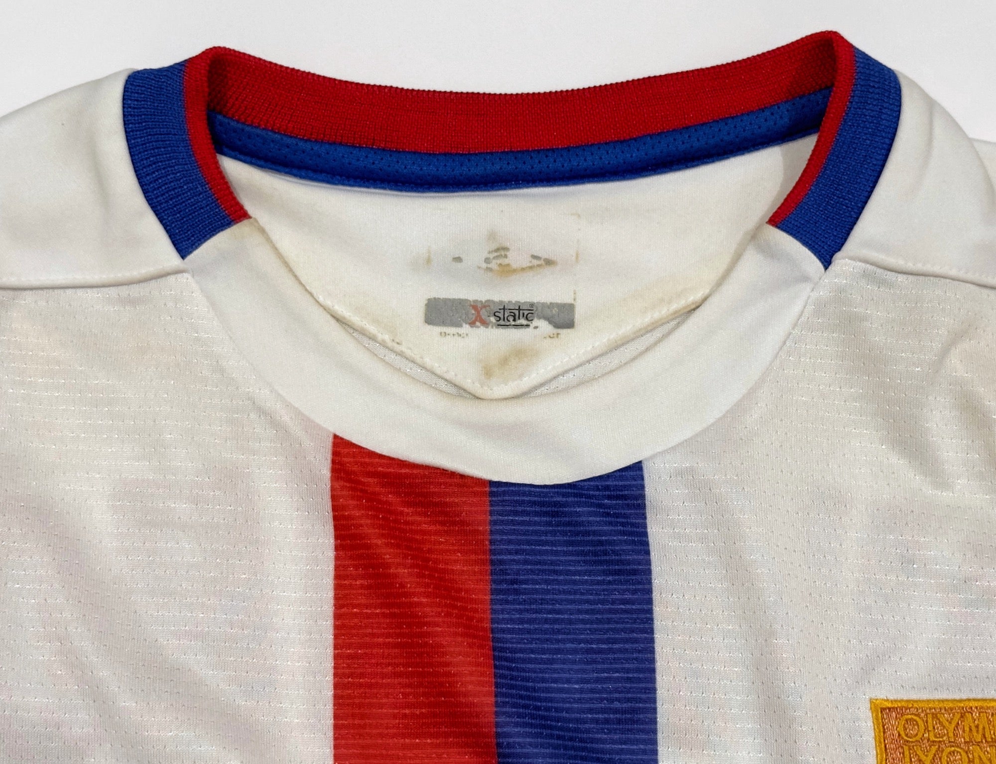 2004/06 Olympique Lyonnais #8 Juninho Home Jersey (XL)