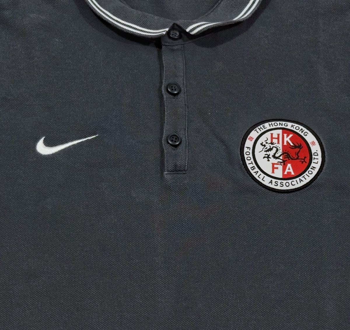 Nike Hong Kong Grey Polo Shirt (M)