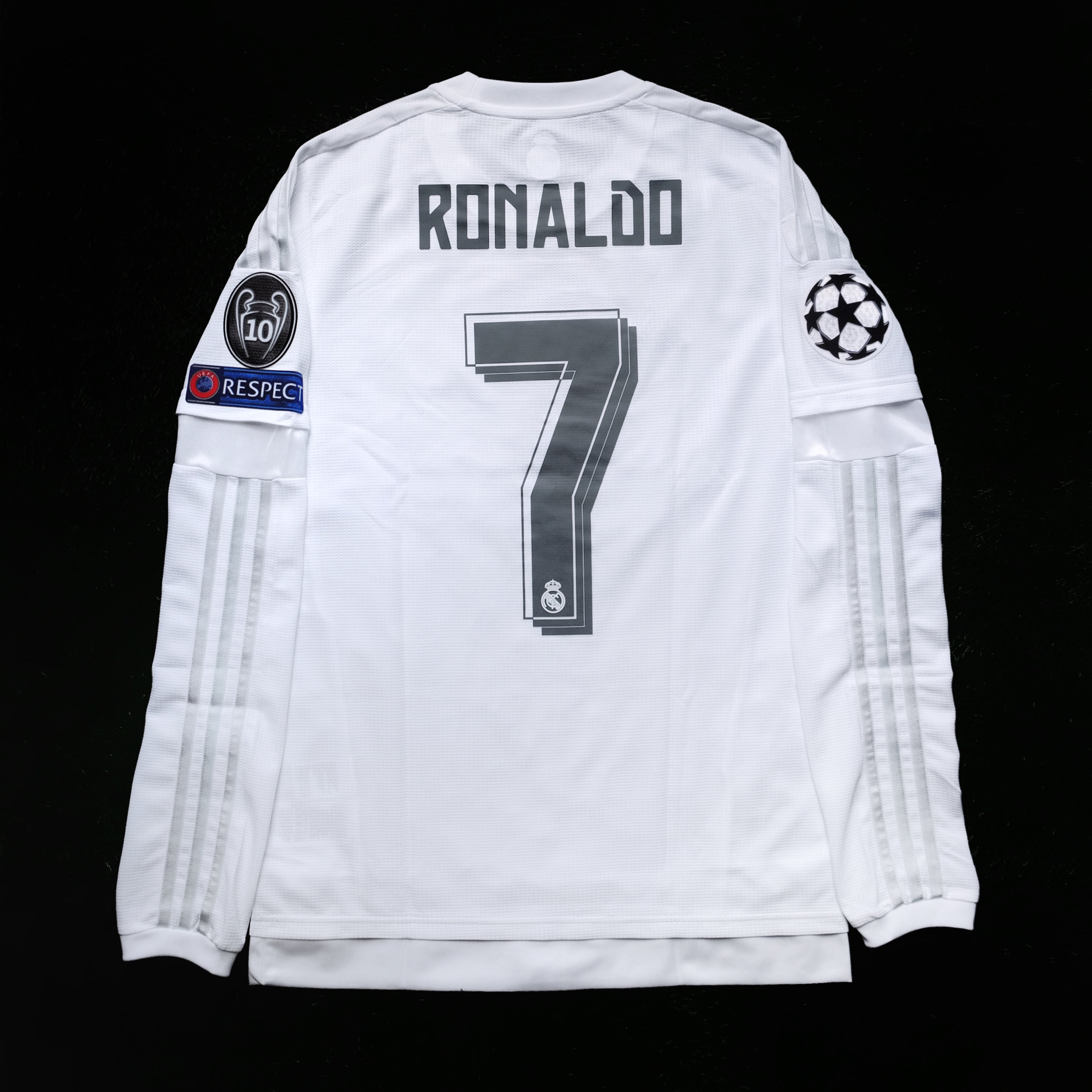 2015/16 Real Madrid #7 RONALDO Home Jersey (S) L/S