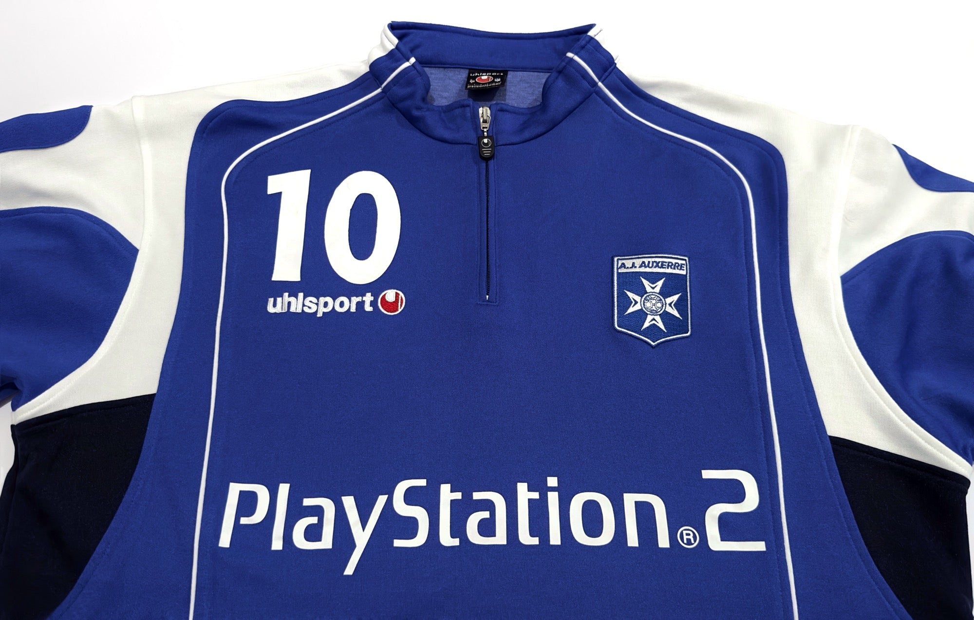 uhlsport Auxerre #10 Half-Zip Training Top (L)