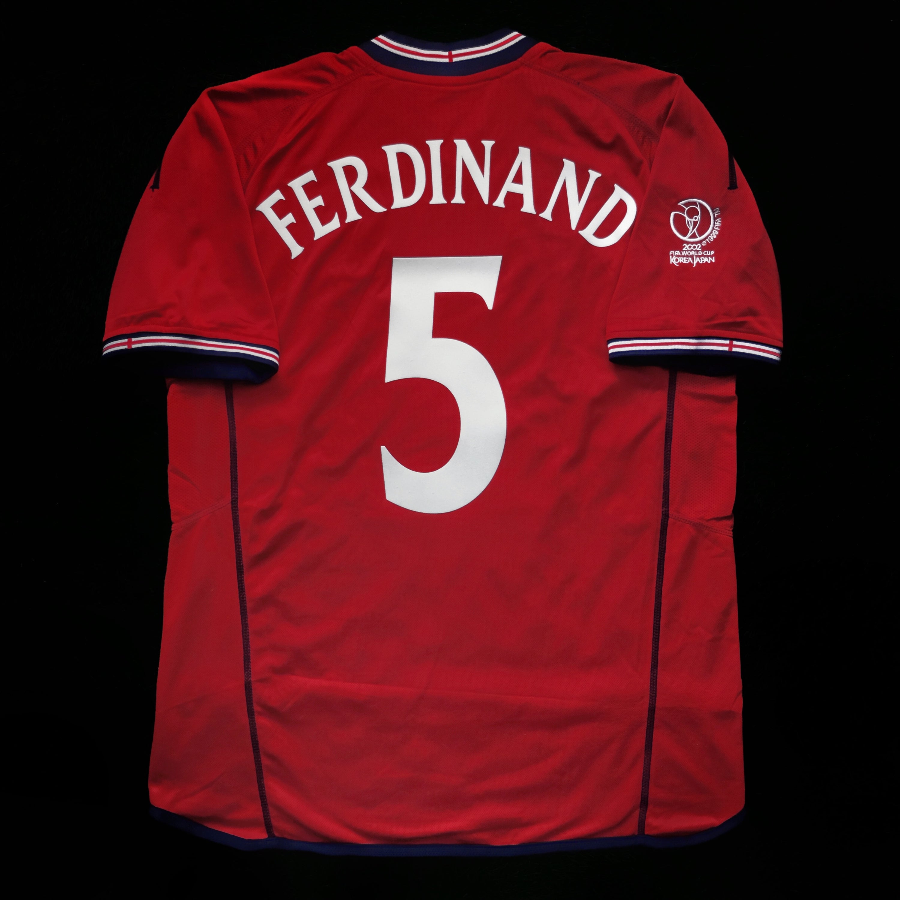 2002/04 England #5 FERDINAND Away Jersey (L)