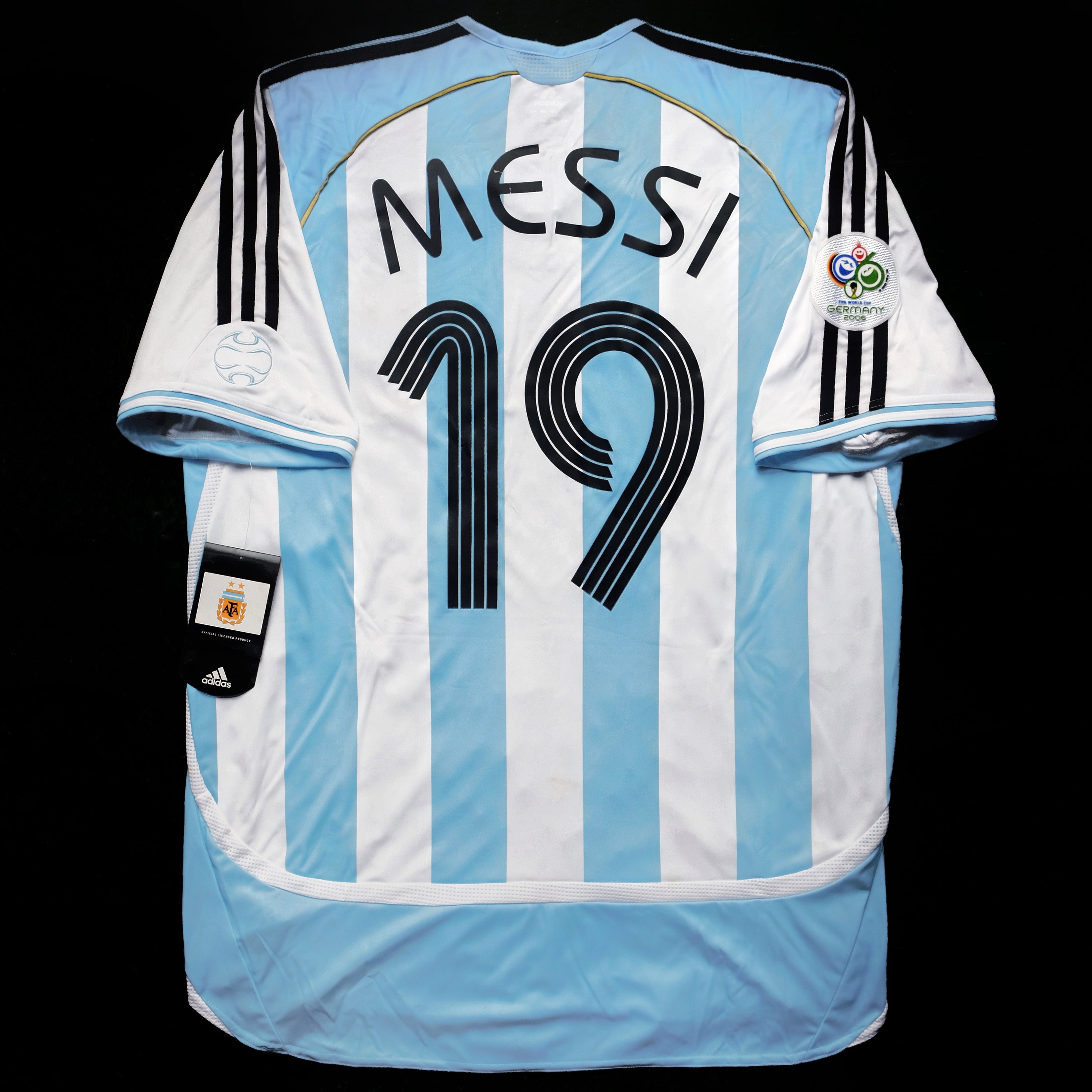 2006 Argentina #19 MESSI Home Jersey Boxset (XL)