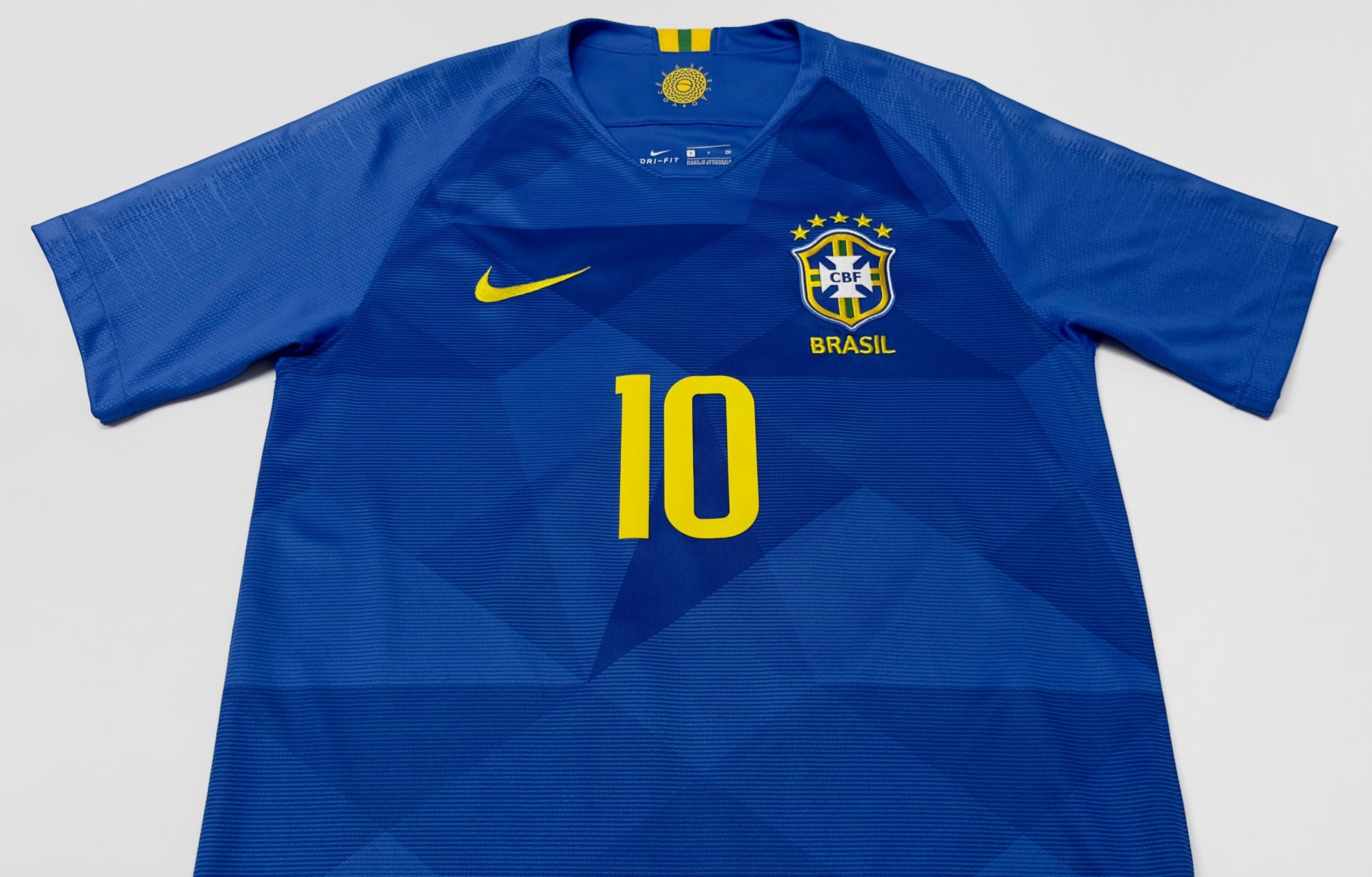 2018 Brazil #10 NEYMAR JR Away Jersey (S)