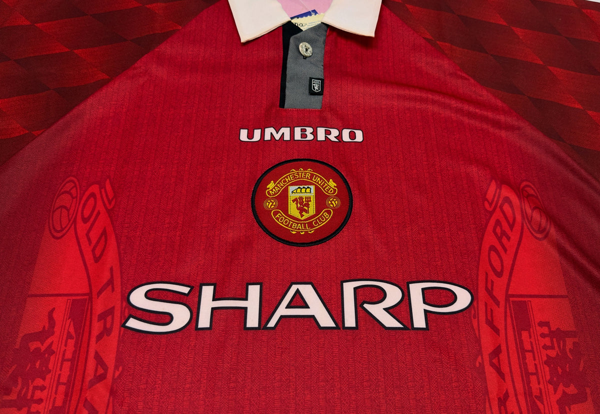 1996/98 Man Utd Home Jersey (L)