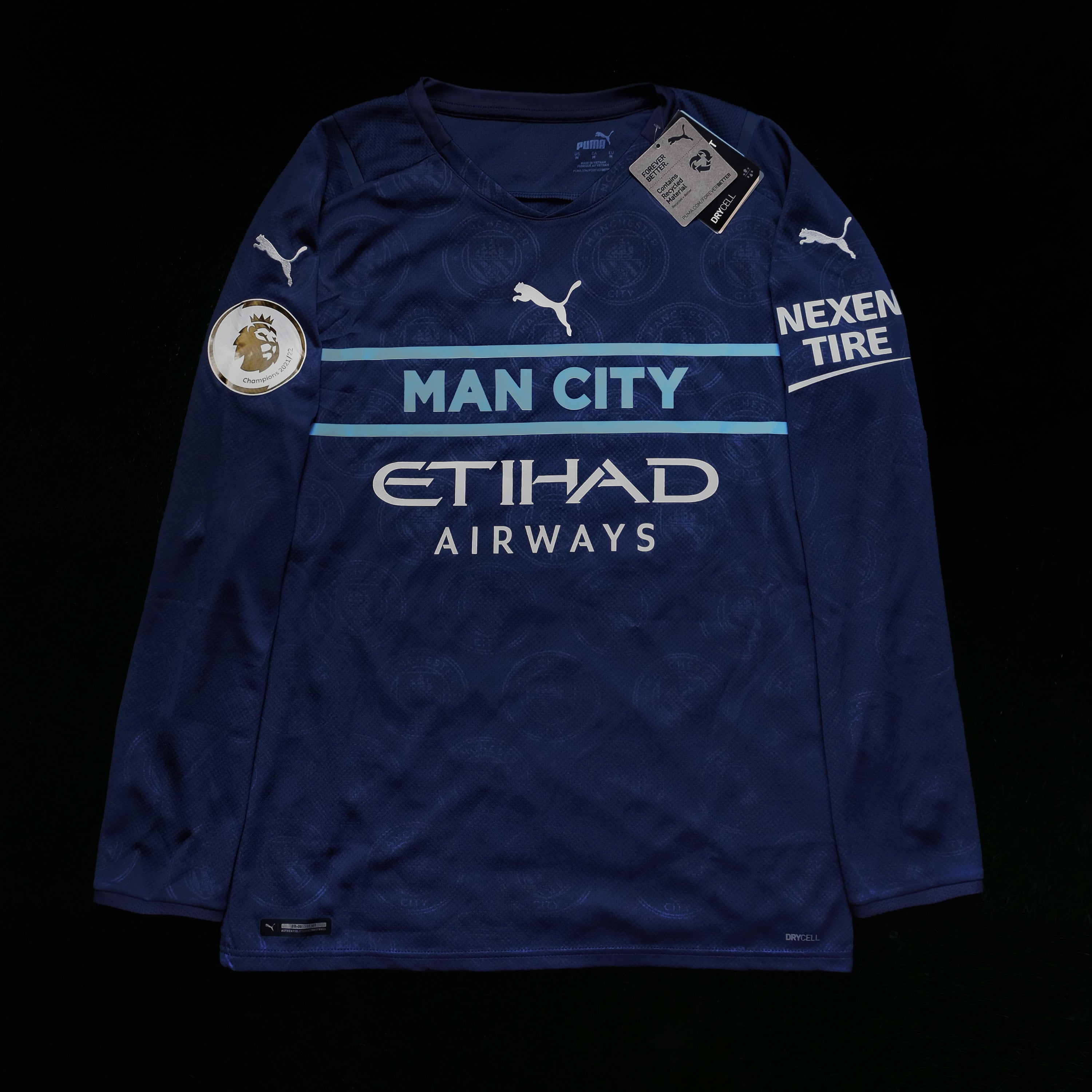 2021/22 Man City Third Jersey (M) L/S