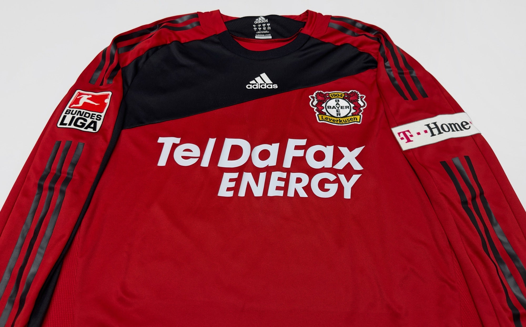 2008/10 Bayer Leverkusen #16 SCHWEGLER Home Jersey (XL) L/S