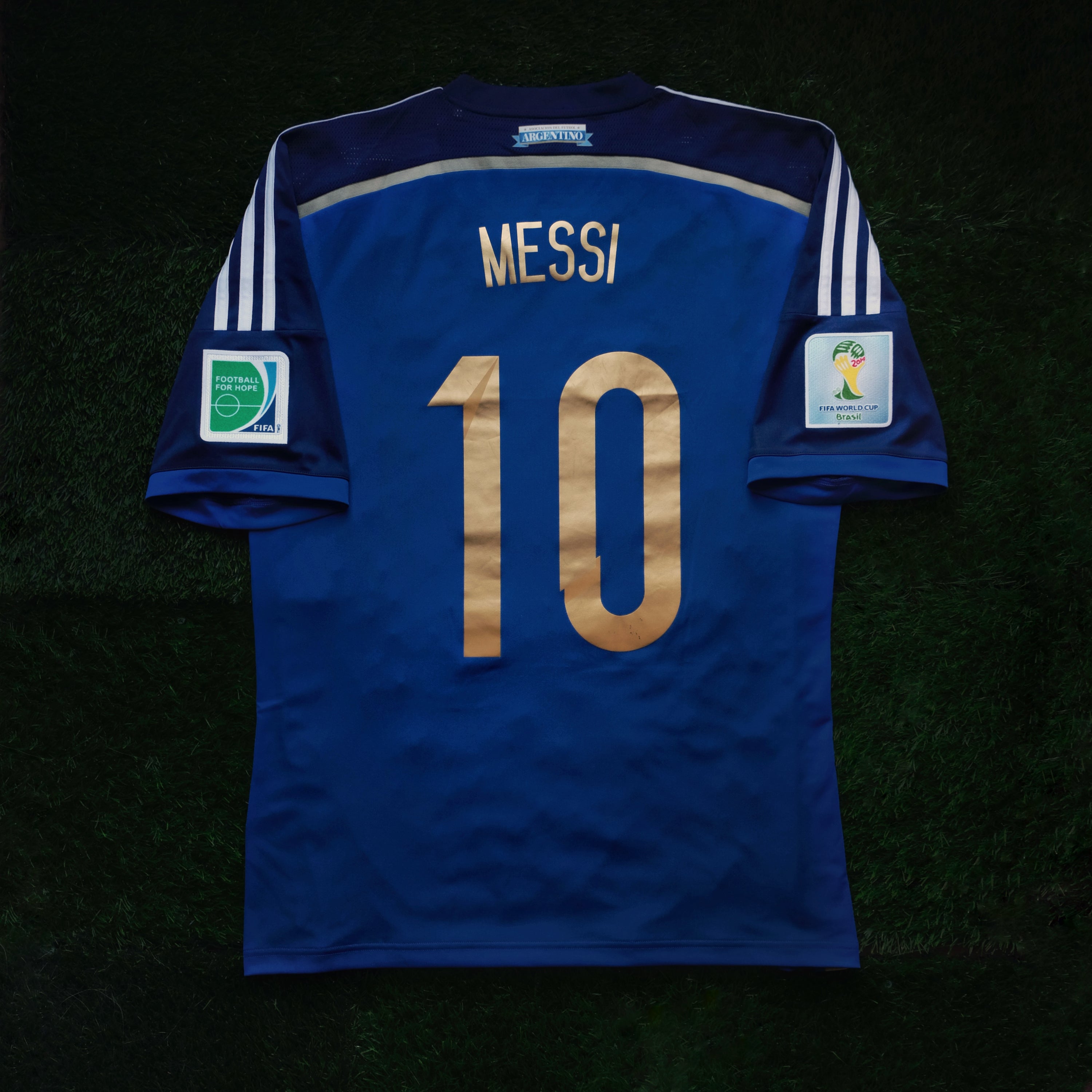 2013/15 Argentina #10 MESSI Away Jersey (L)