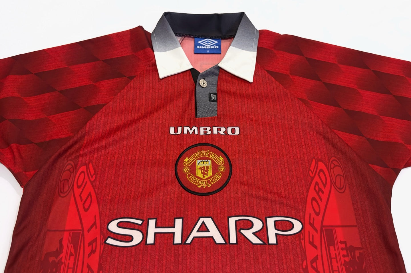 1996/97 Man Utd #7 CANTONA Home Jersey (M)