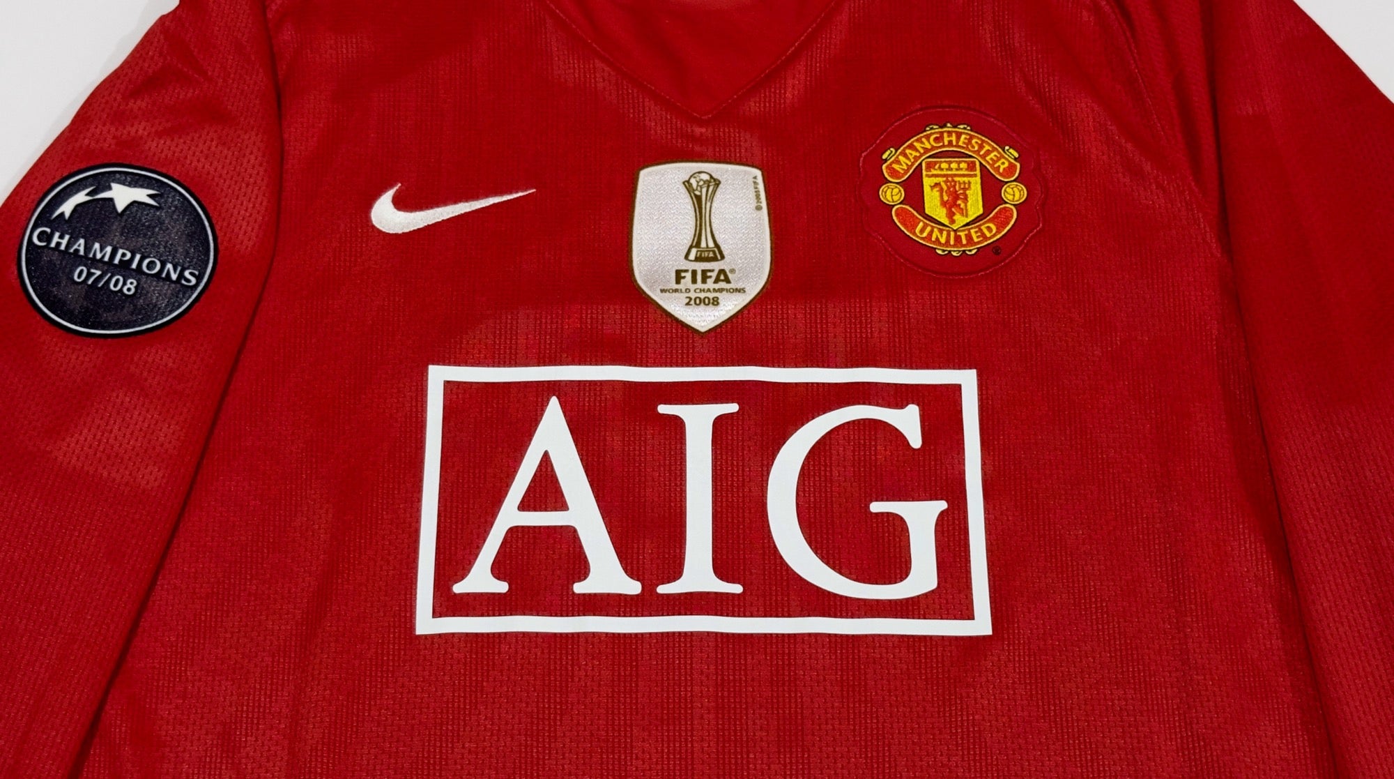 2008/09 Man Utd #7 RONALDO Home Jersey (L) L/S