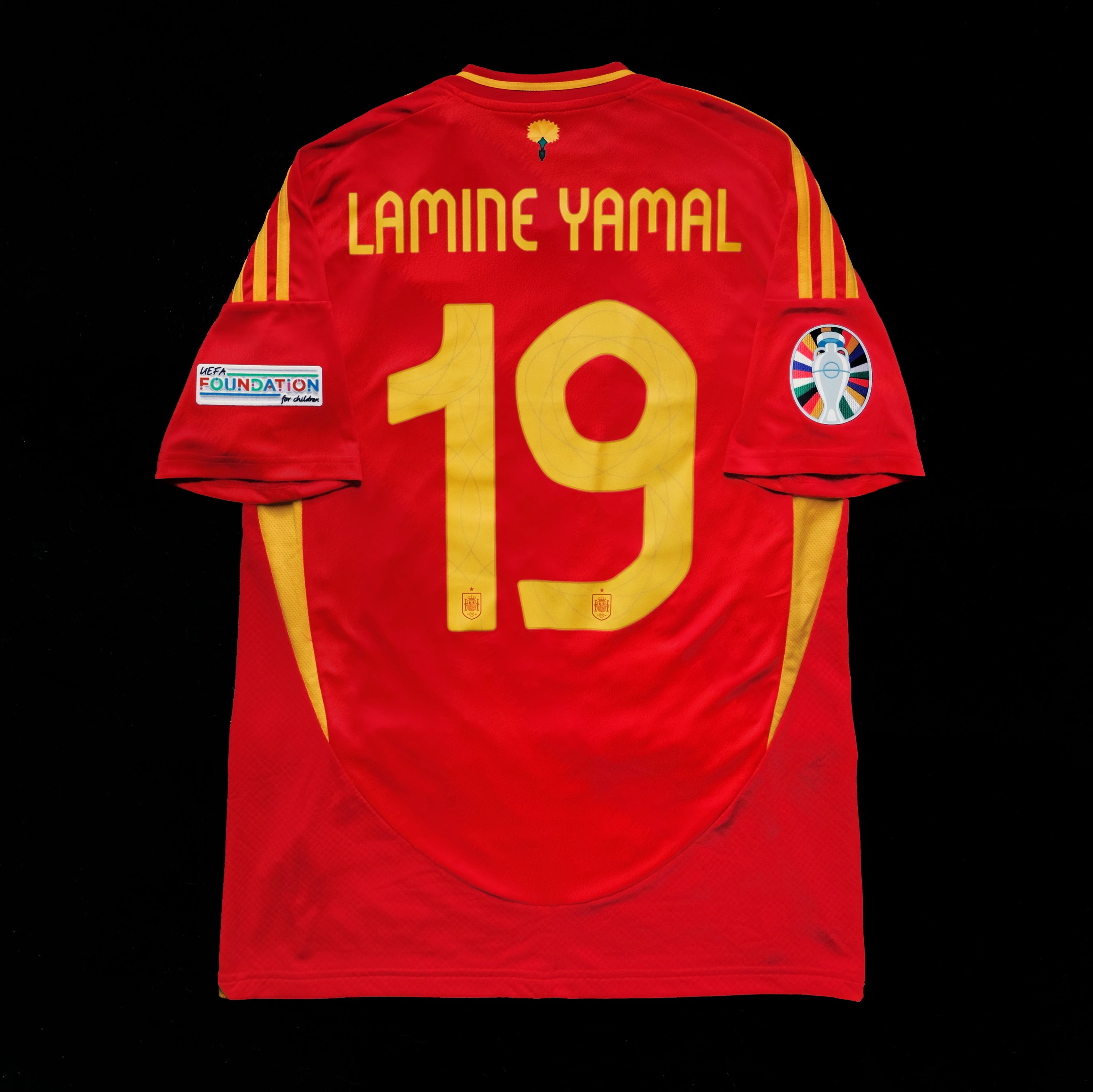 2024/25 Spain #19 LAMINE YAMAL Home Jersey (L)
