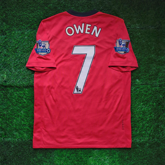 2009/10 Man Utd #7 OWEN Home Jersey (M)