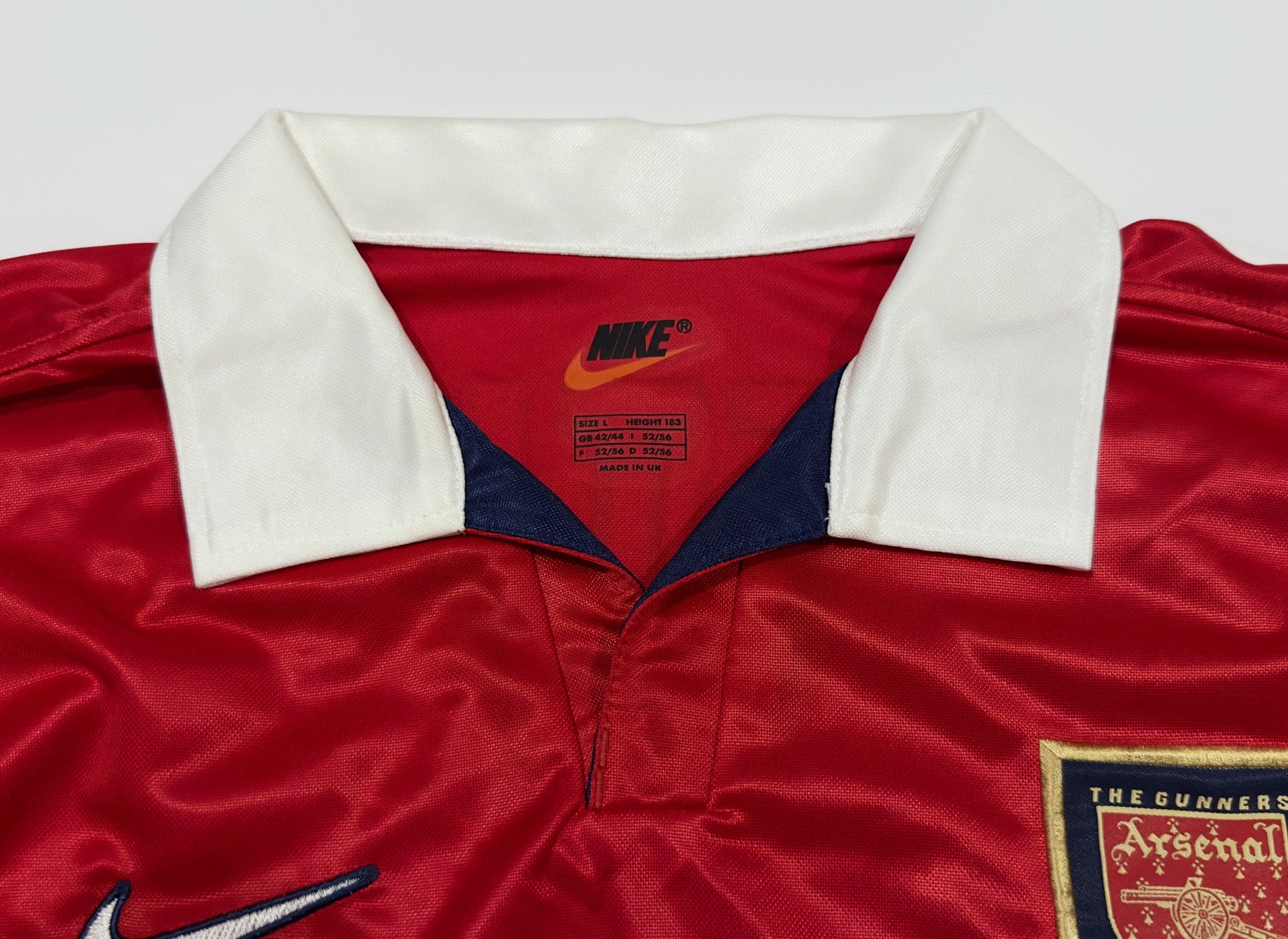 1998/99 Arsenal #17 PETIT Home Jersey (M)