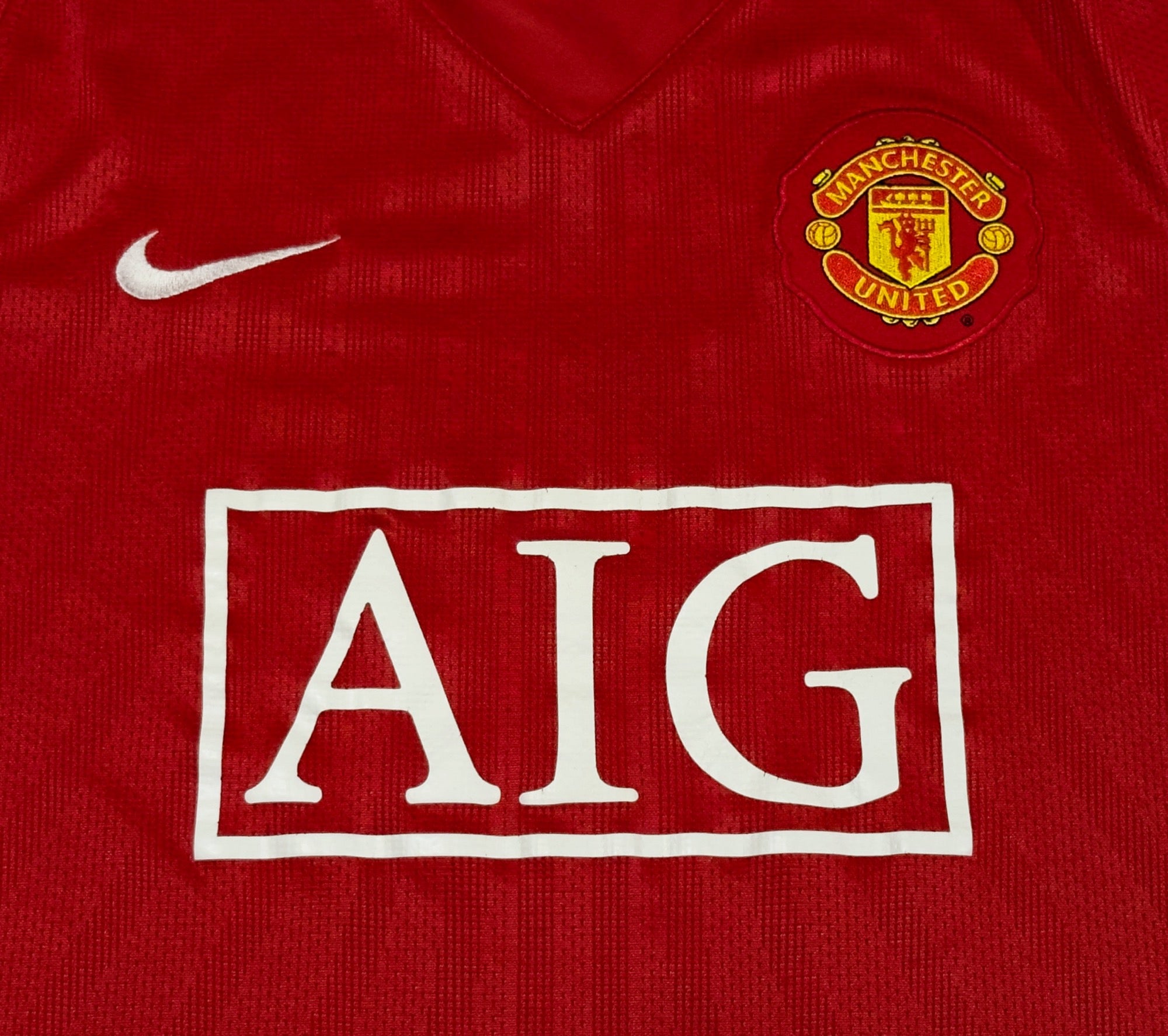2007/08 Man Utd #7 RONALDO Home Jersey (M) L/S