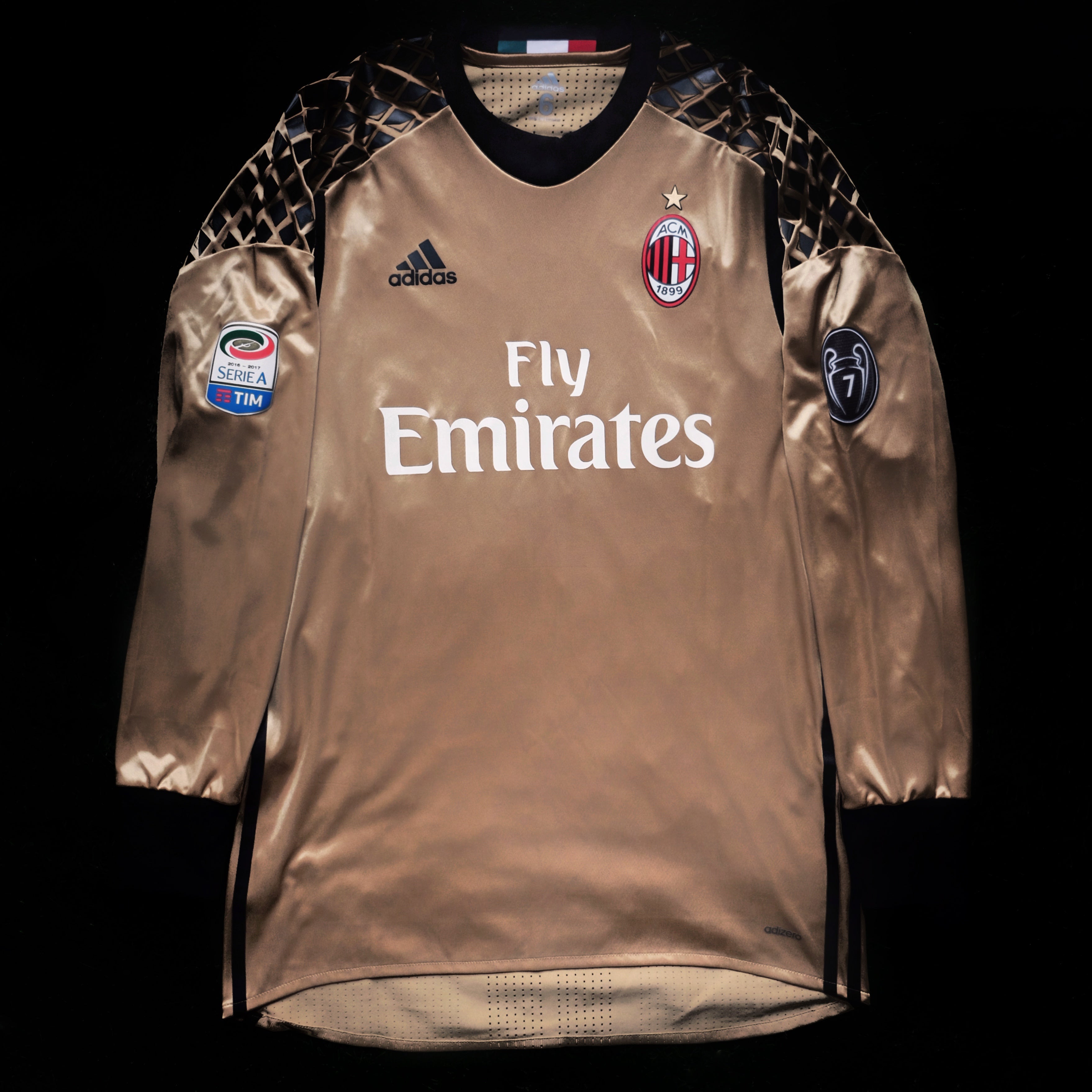 2016/17 AC Milan #99 DONNARUMMA GK Jersey (L) L/S – Double Kick
