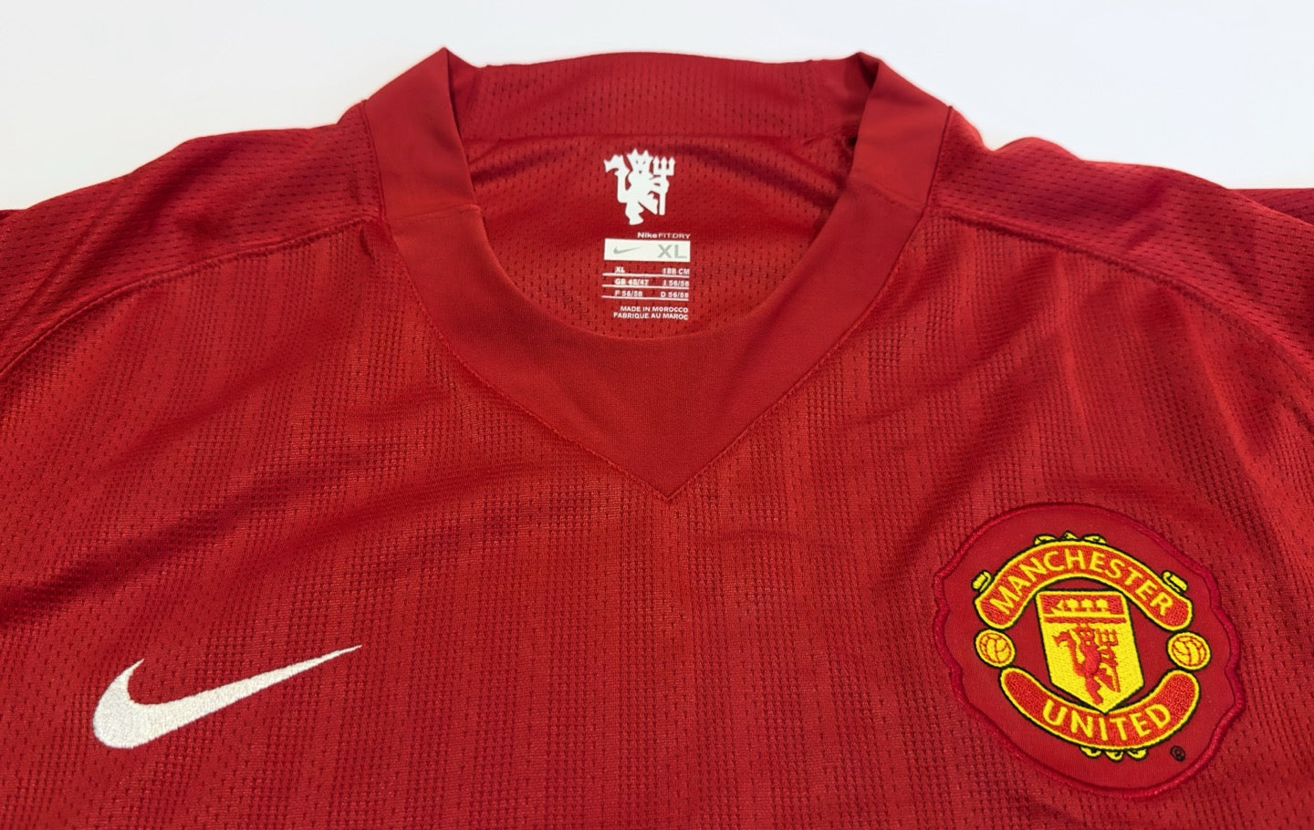 2007/09 Man Utd Home Jersey (XL)