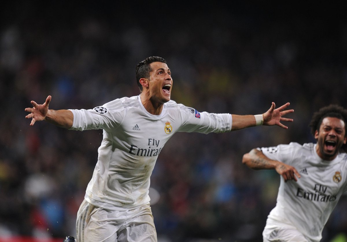 2015/16 Real Madrid #7 RONALDO Home Jersey (S) L/S