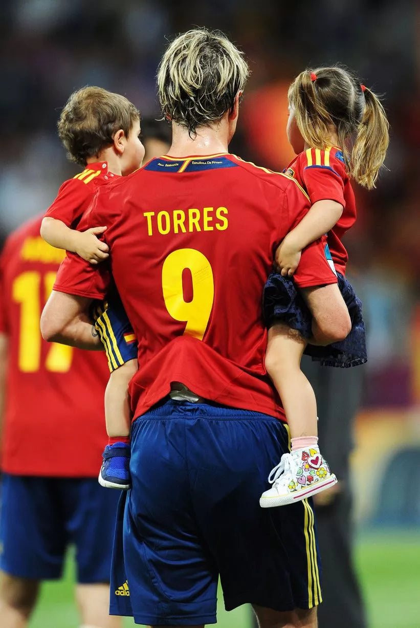 2012 Spain #9 TORRES Home Jersey (XL)