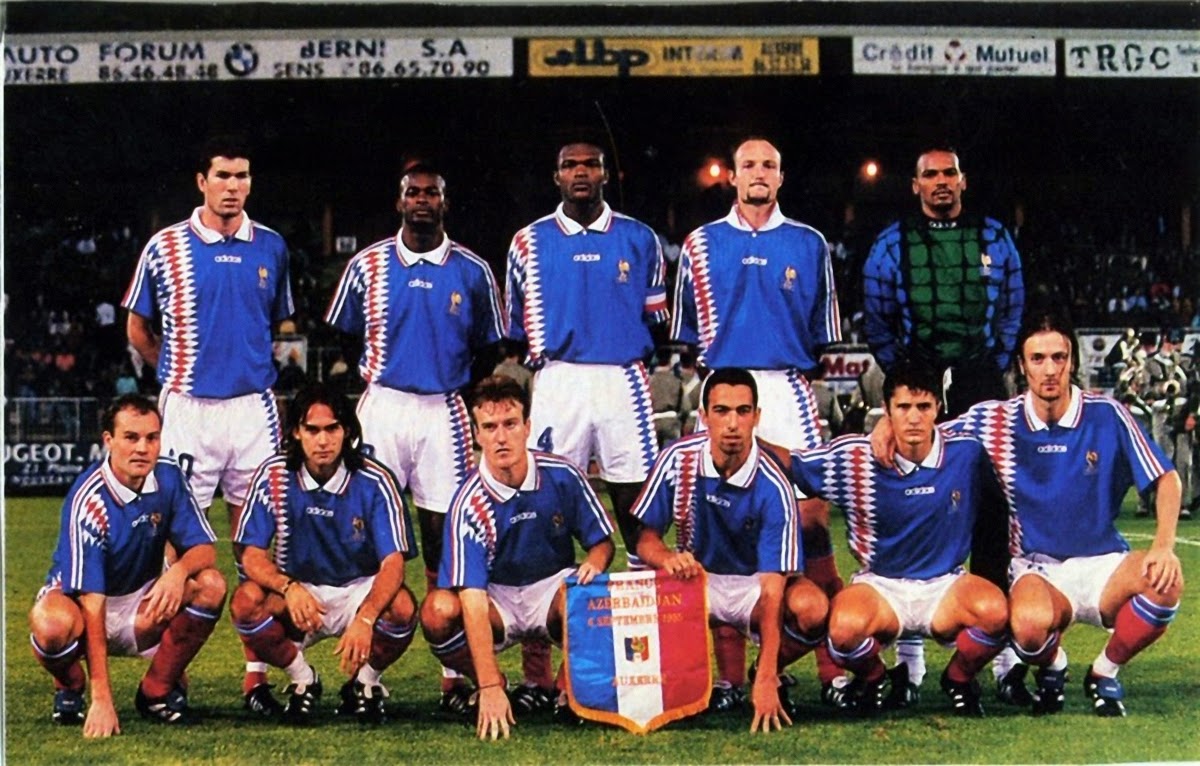 1994/96 France Home Jersey (L)