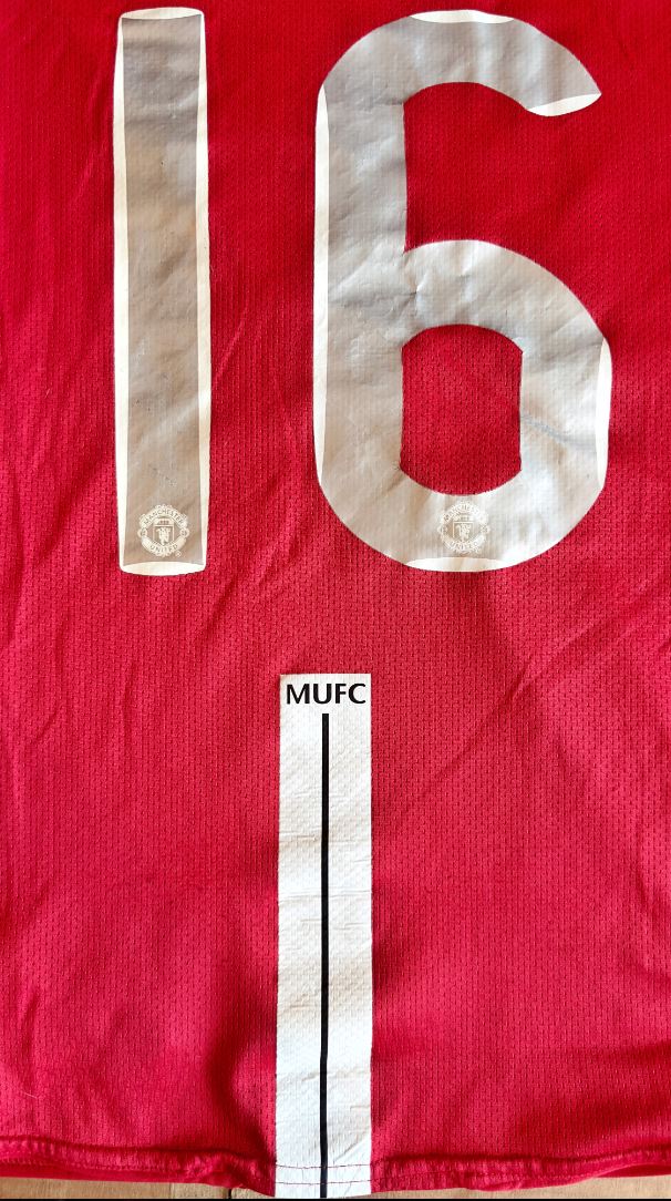 2007/08 Man Utd #16 CARRICK Home Jersey (L)