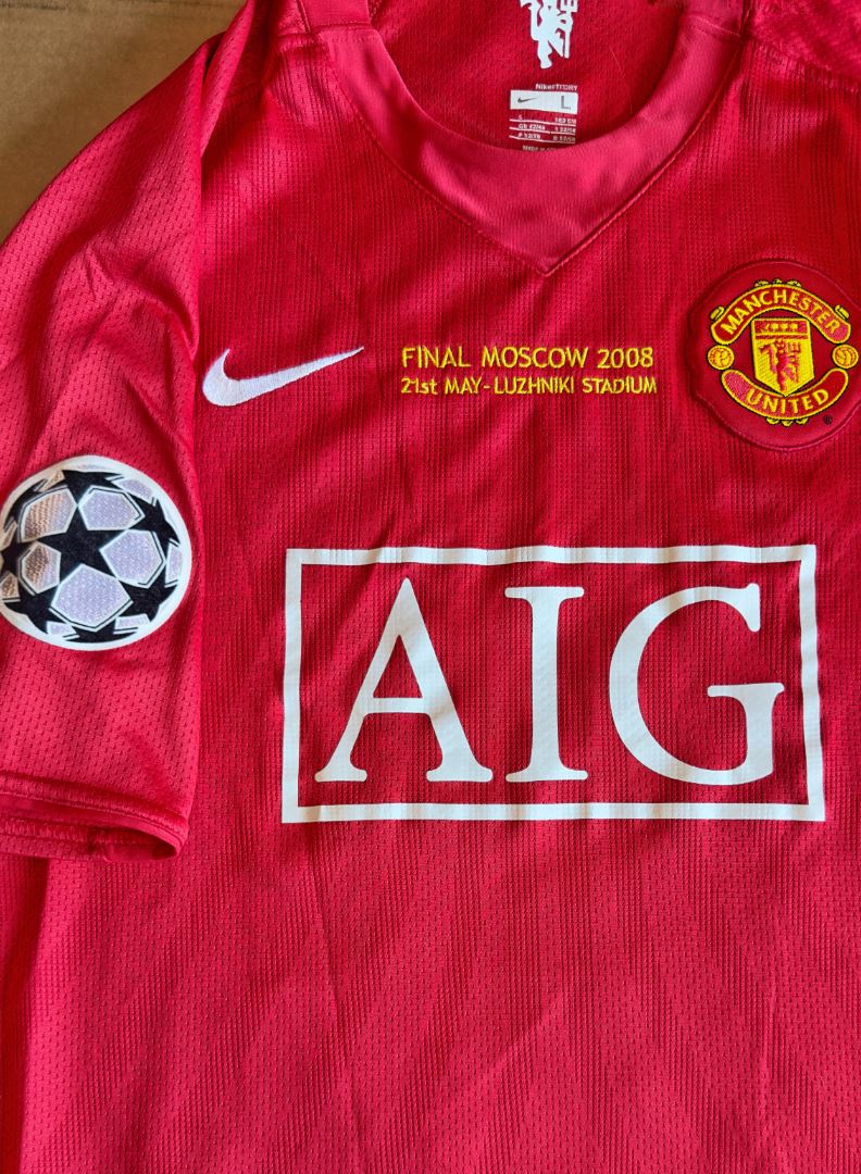 2007/08 Man Utd #16 CARRICK Home Jersey (L)