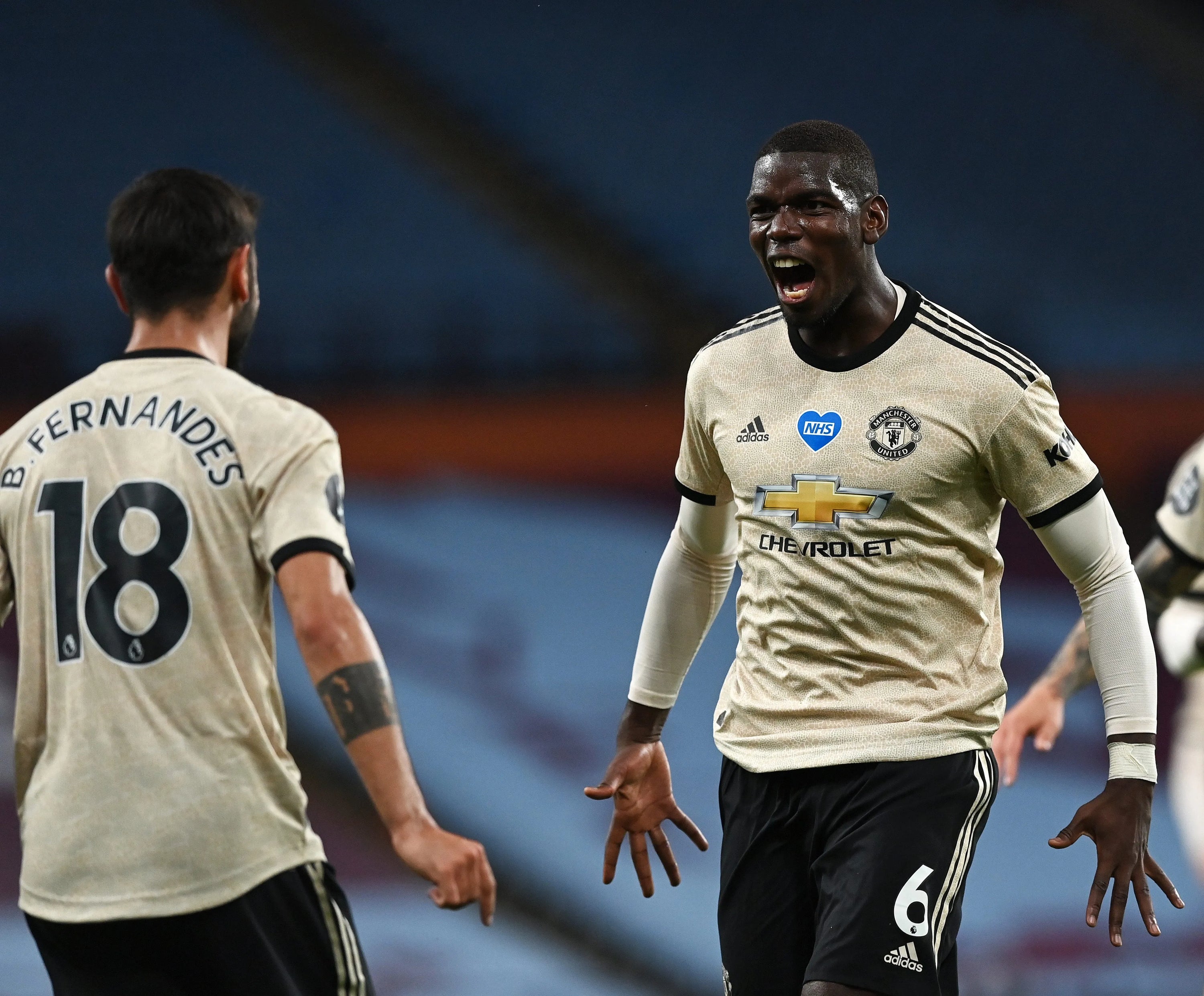 2019/20 Man Utd #6 POGBA Away Jersey (S)