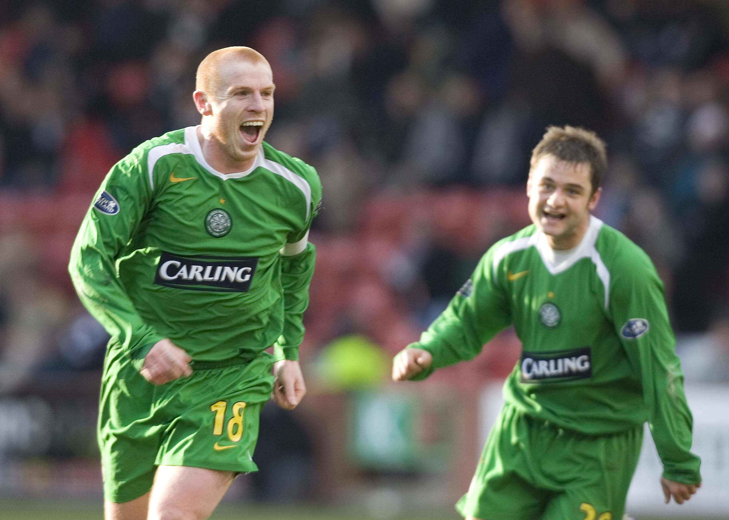 2005/06 Celtic #29 MALONEY Away Jersey (L) L/S